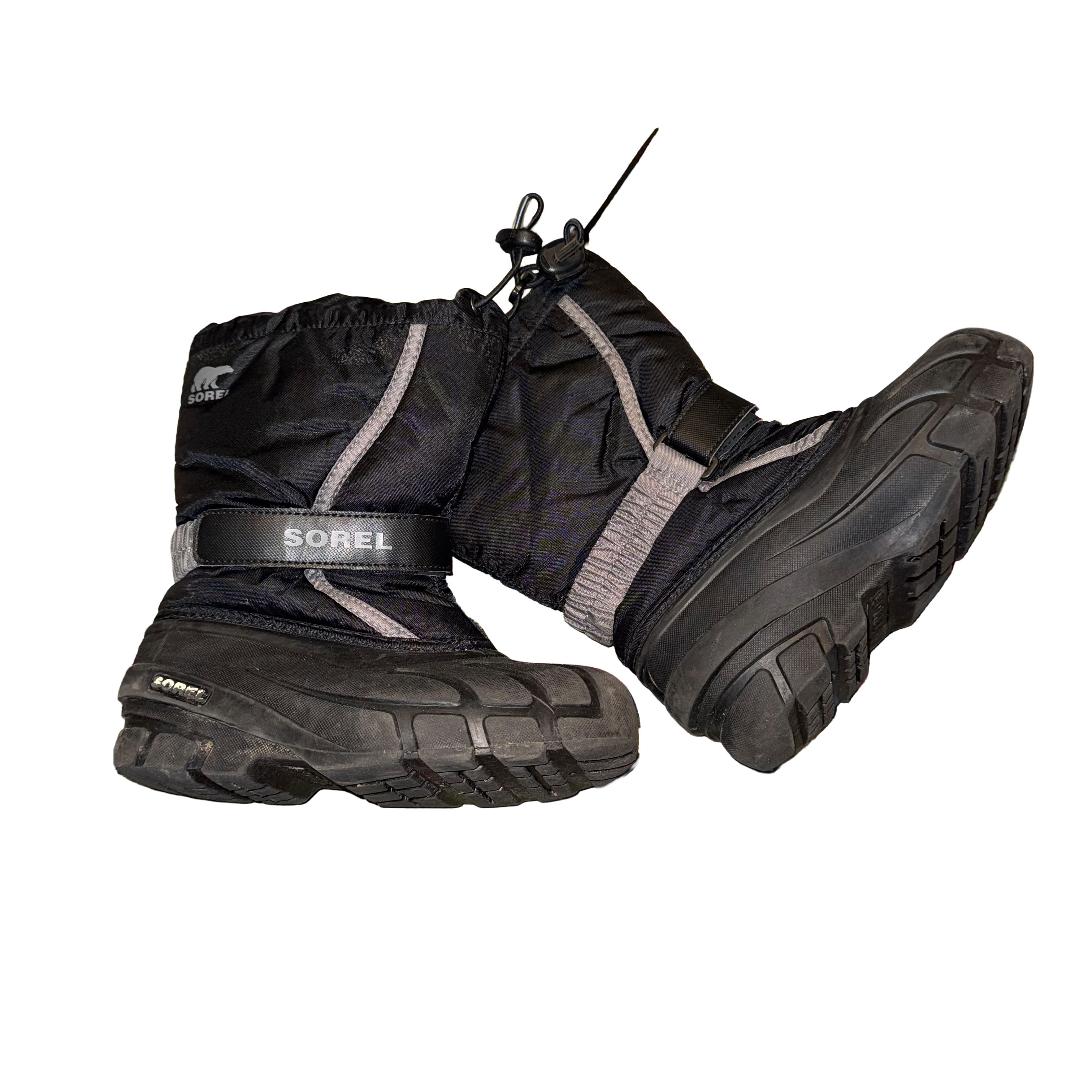 Sorel big kid size 1 Flurry winter snow boots waterproof insulated