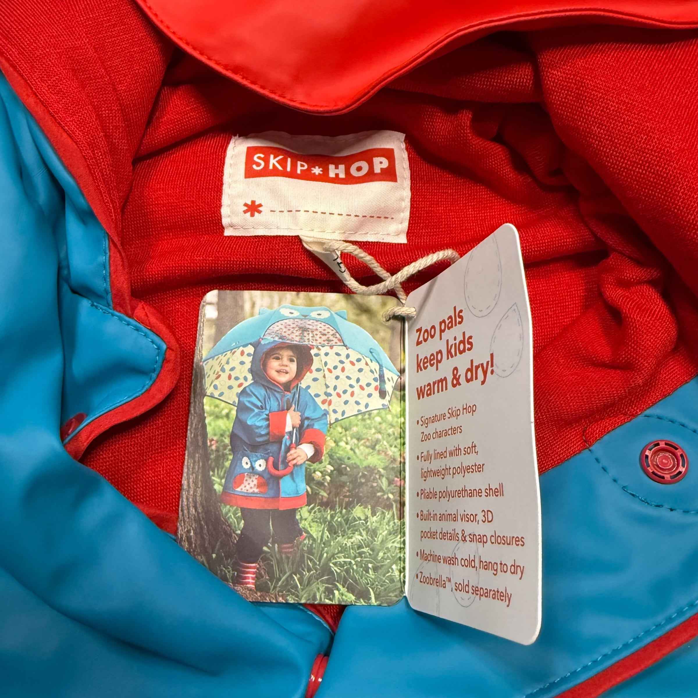 Ski Hop NEW Rain Jacket Owl 2T