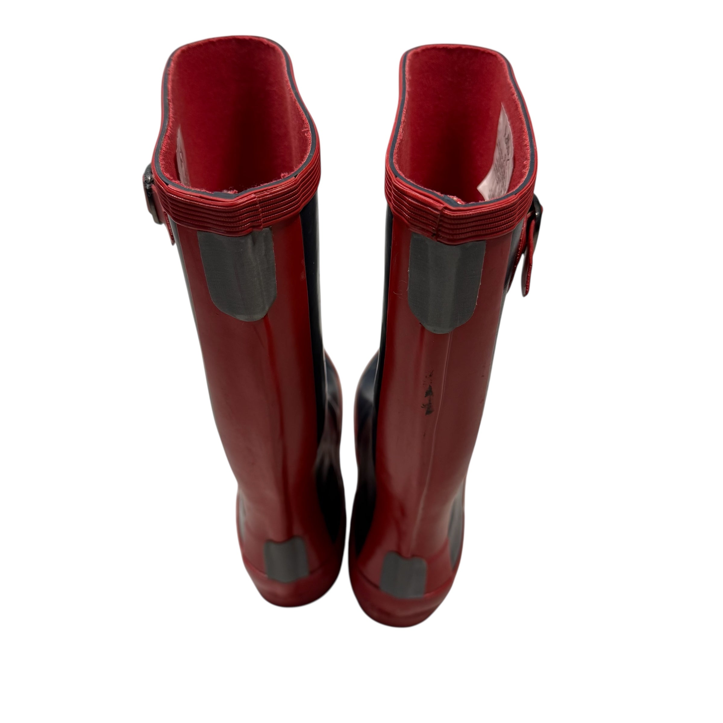 Navy Red Hatley Big Kid 3 Rain Boots