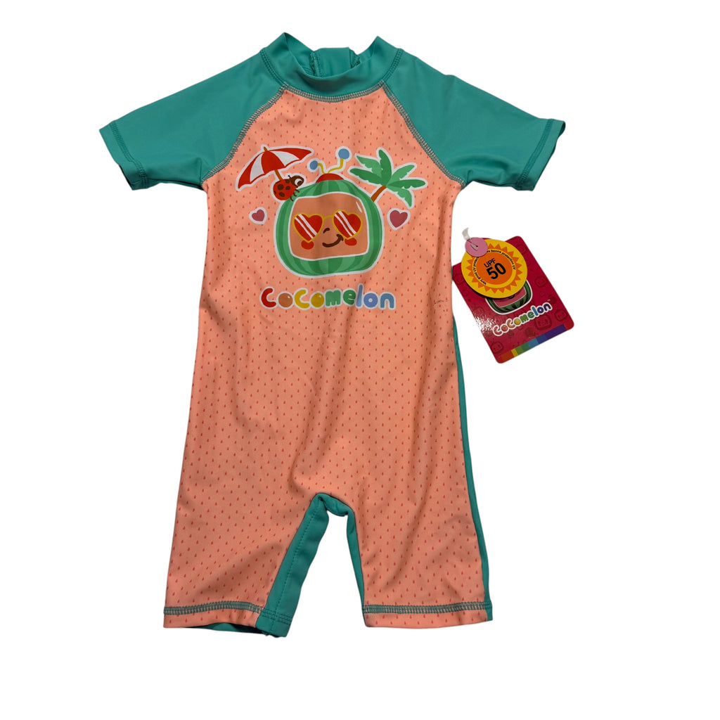 CoComelon Toddler 12-18 Months Swimsuit UV 50+ SPF Rash Guard - Ready Kids Canada