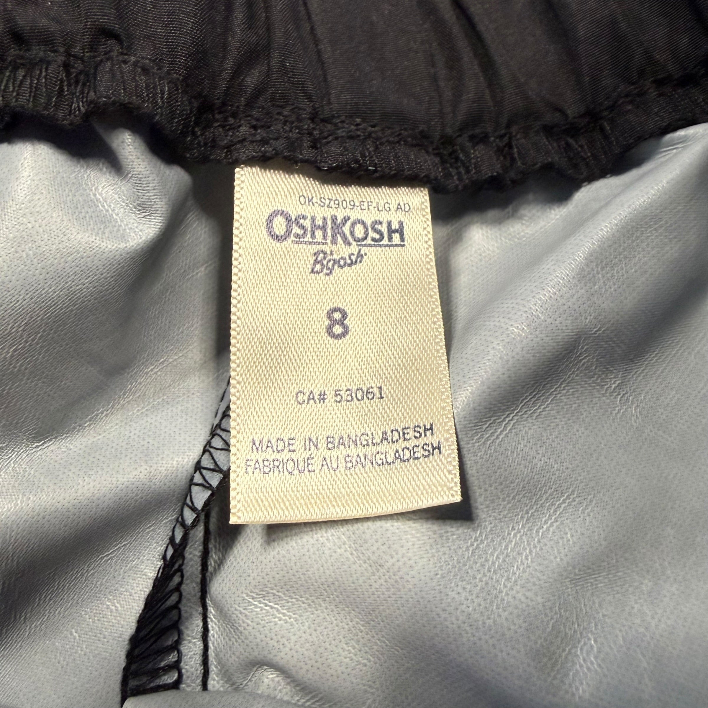 OshKosh B'gosh Kids' Trail and Rain Splash Pants – Black Size 8 Youth - Ready Kids Canada