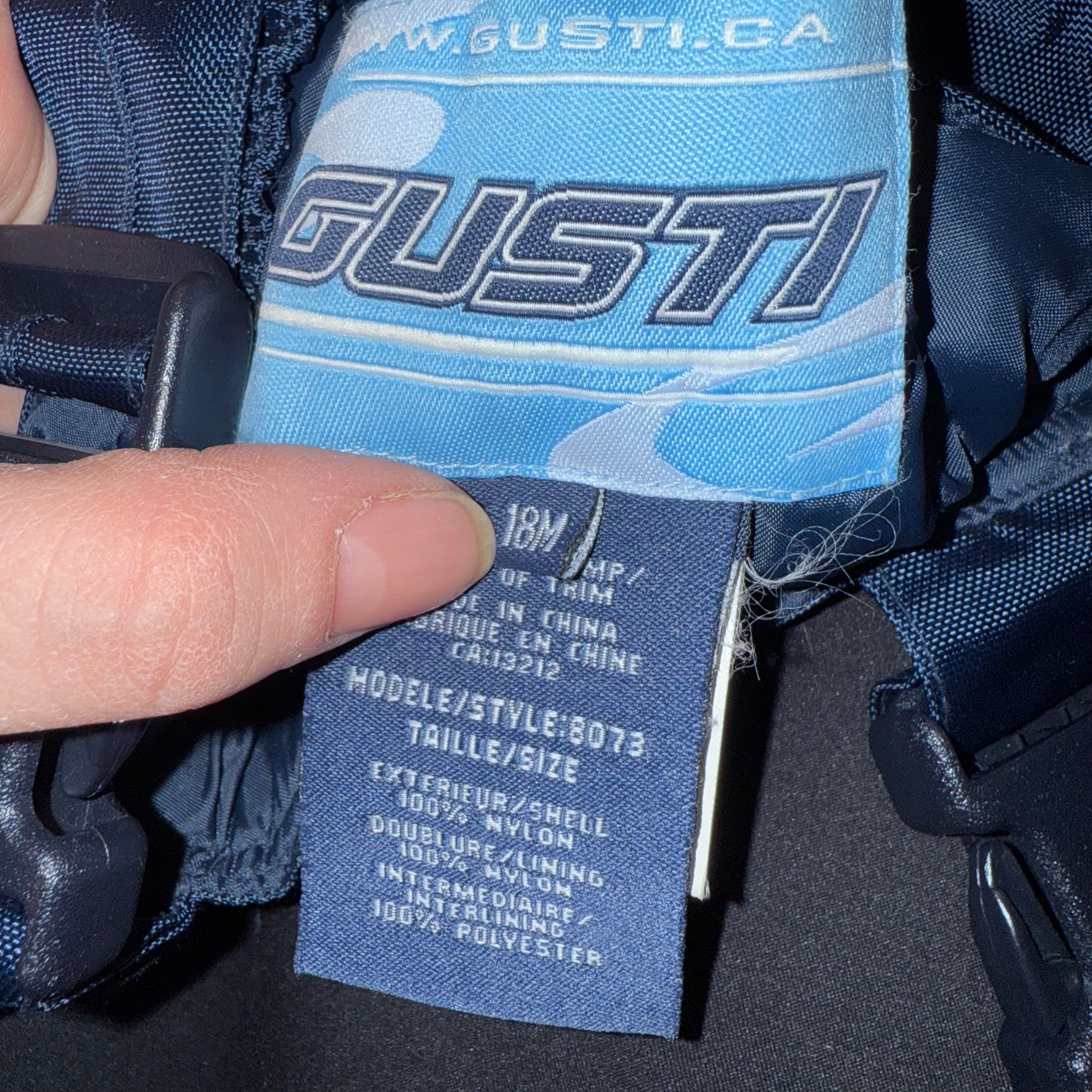 Gusti snow pants 18 months toddler insulated waterproof