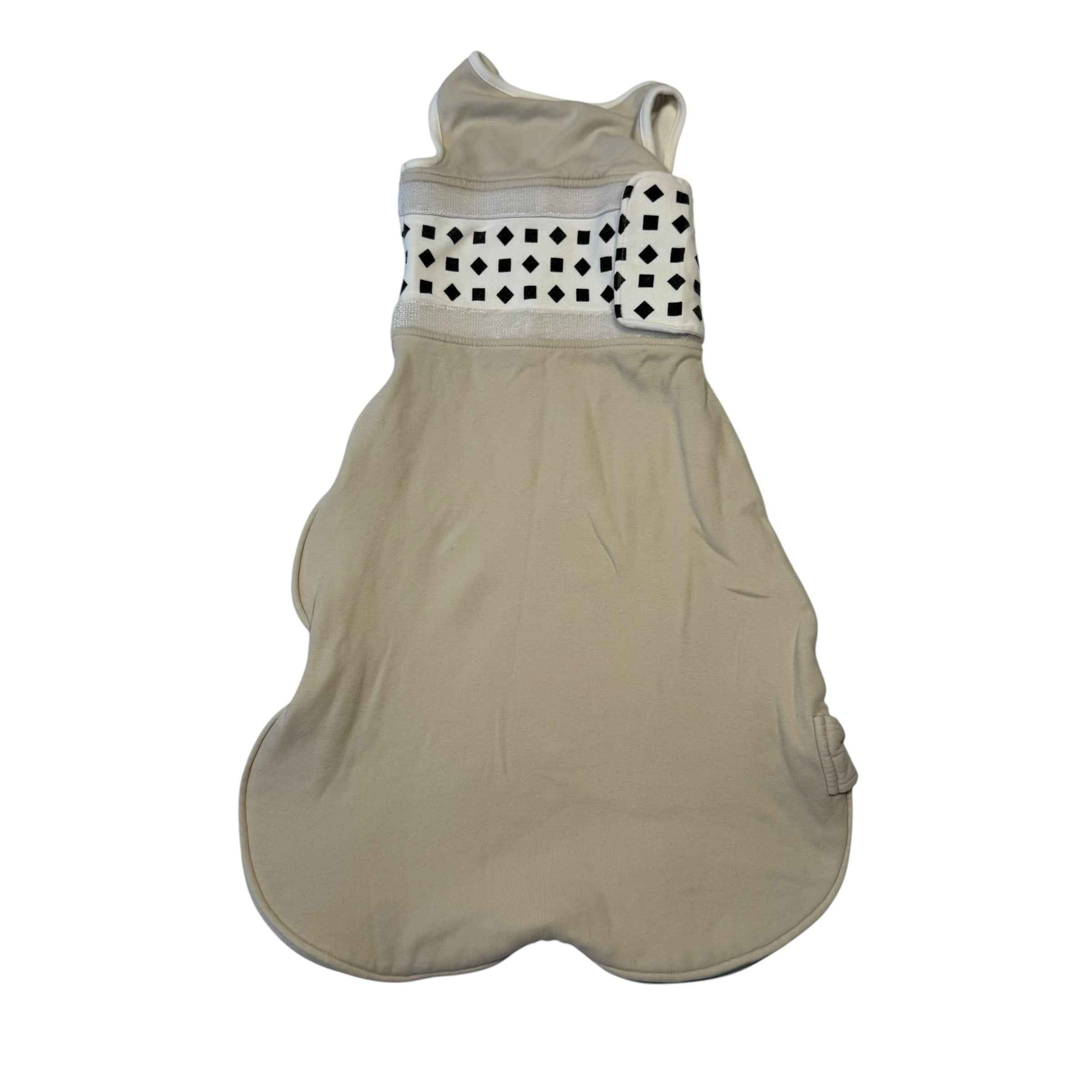 Nanit Breathing Wear Baby Sleeping Bag Sleep Sack - Khaki Beige Grid - Size 6-12 Months - Ready Kids Canada