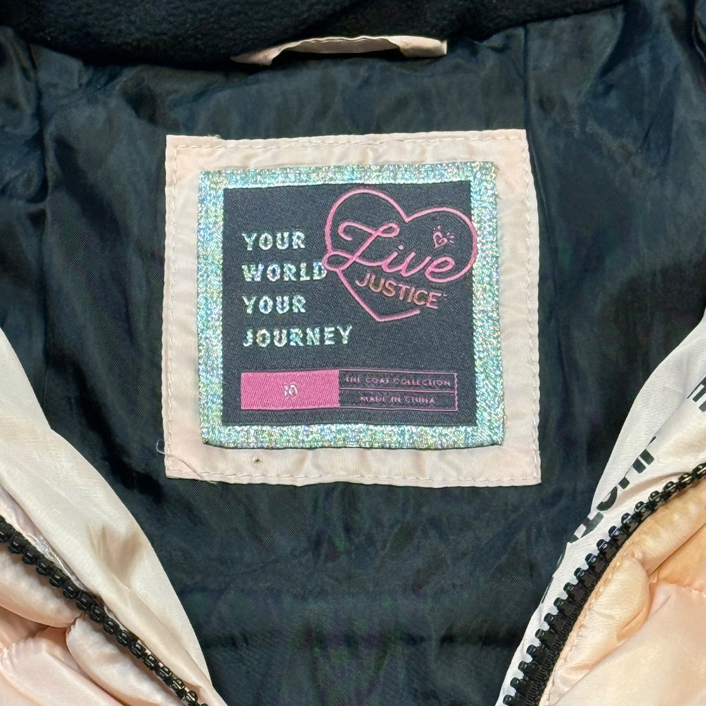 Justice Girls Size 10 Winter Parka