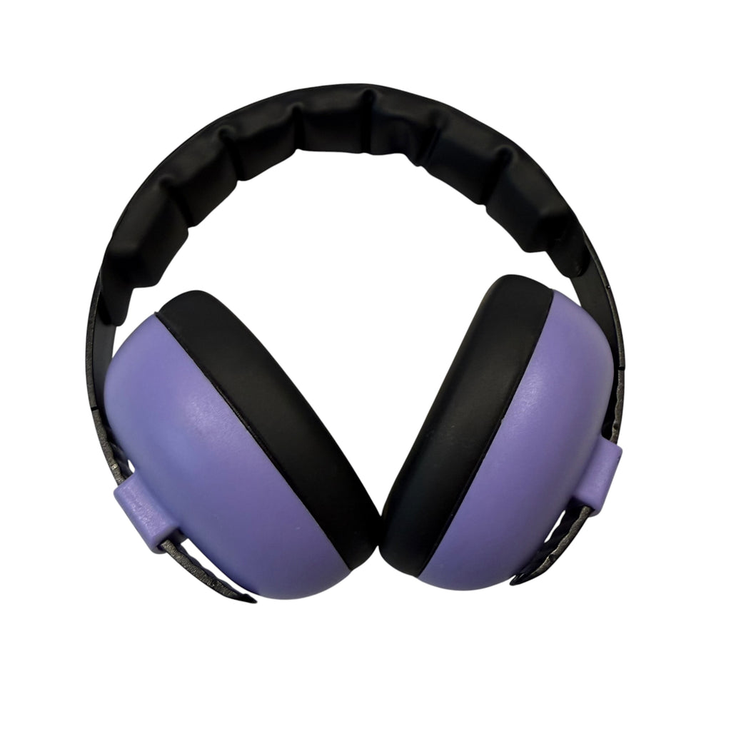 Banz Infant Hearing Protection Earmuffs, Dark Purple, Ages 0–2 Years - Ready Kids Canada