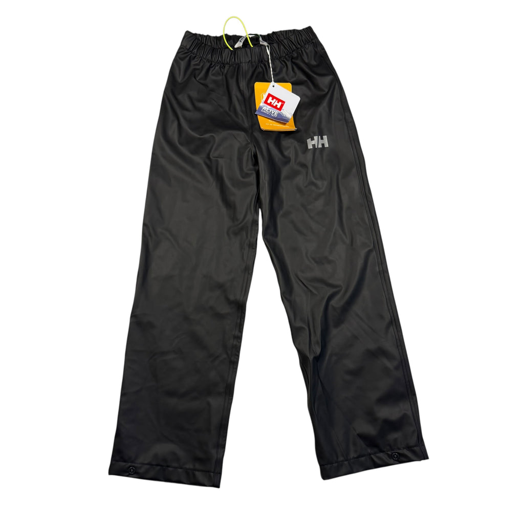 Helly Hansen Kids Shelter Waterproof Rain Pants Size 8 Black - Ready Kids Canada