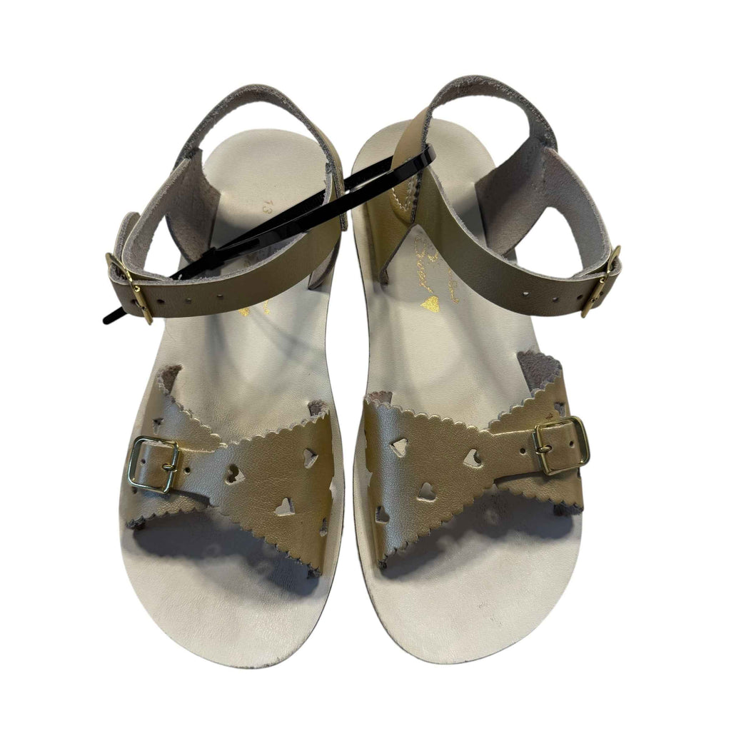 Salt Water Sweetheart Gold Sandals Little Kid Size 13 - Ready Kids Canada