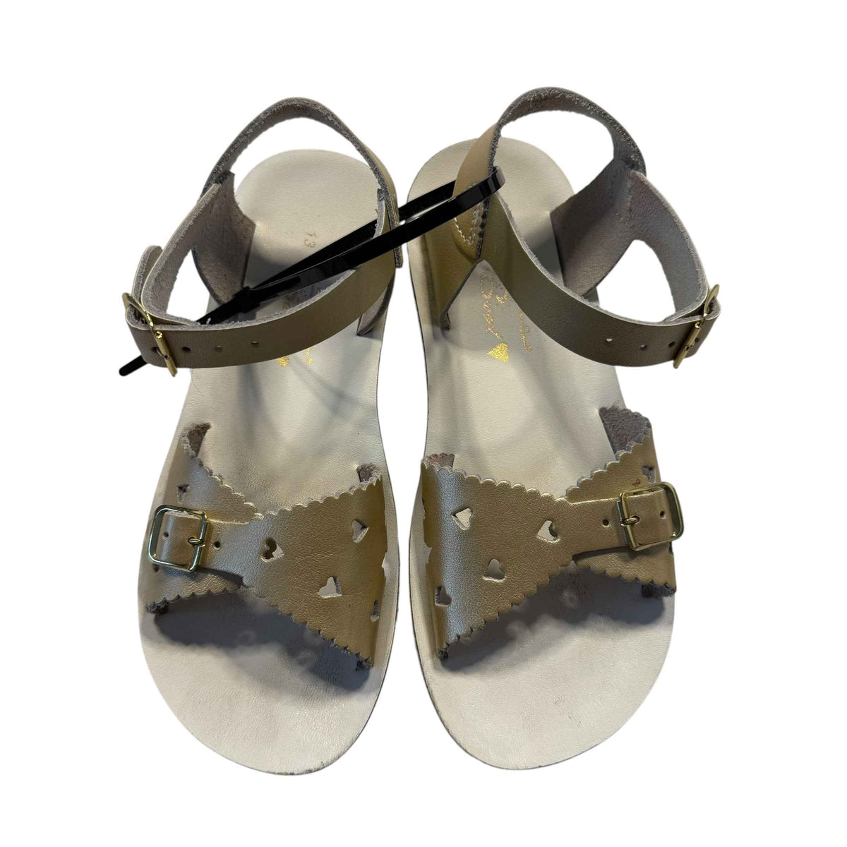 Salt Water Sweetheart Gold Sandals Little Kid Size 13 - Ready Kids Canada