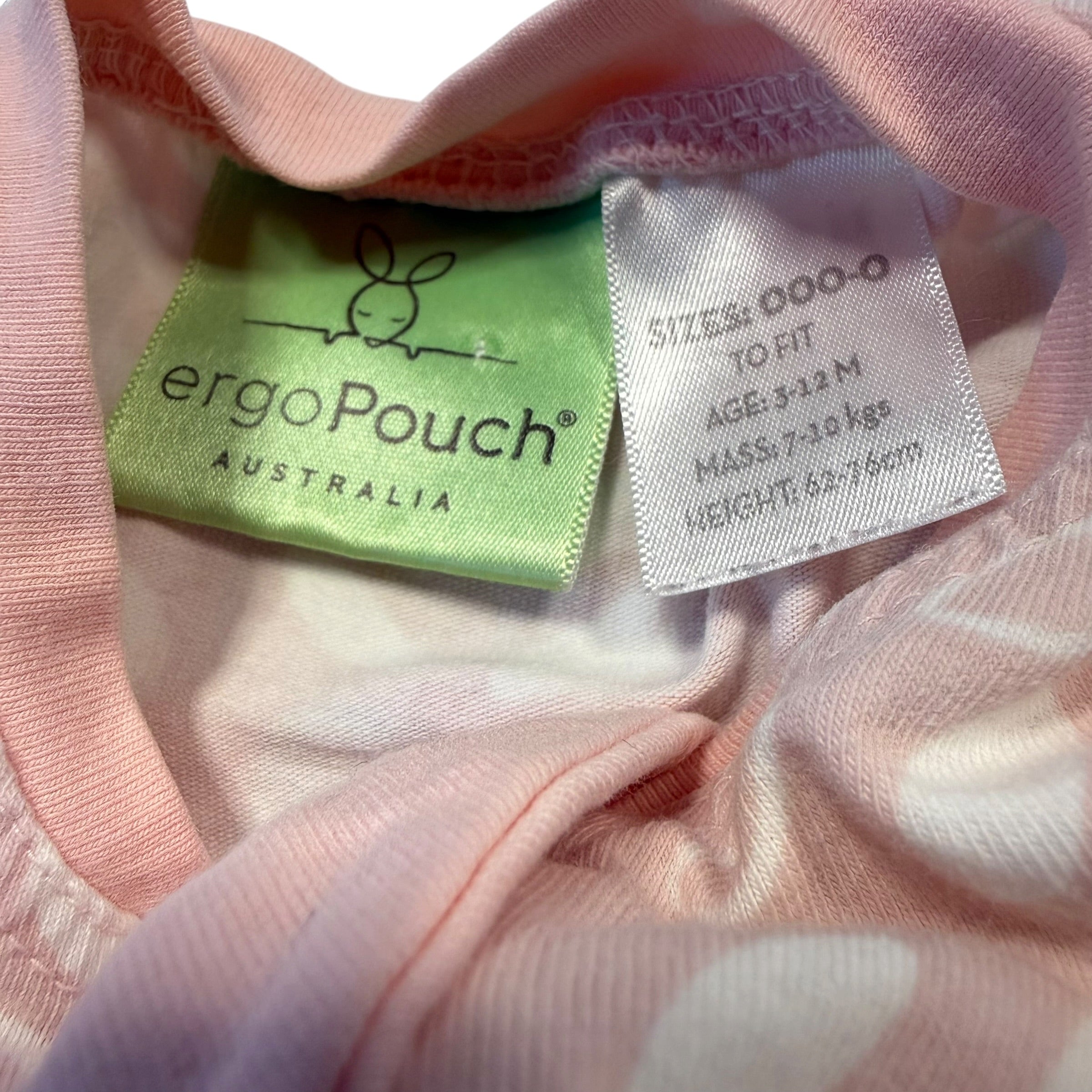 ergoPouch Sheeting Sleep Bag – Pink (Size 3-12 Months) - Ready Kids Canada