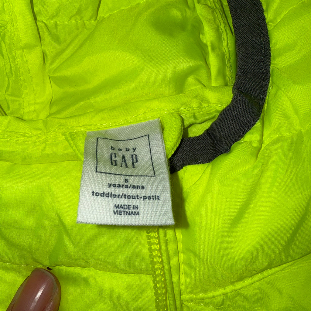 GAP 5T toddler primaloft lightweight puffer jacket NEW BNWT brand new