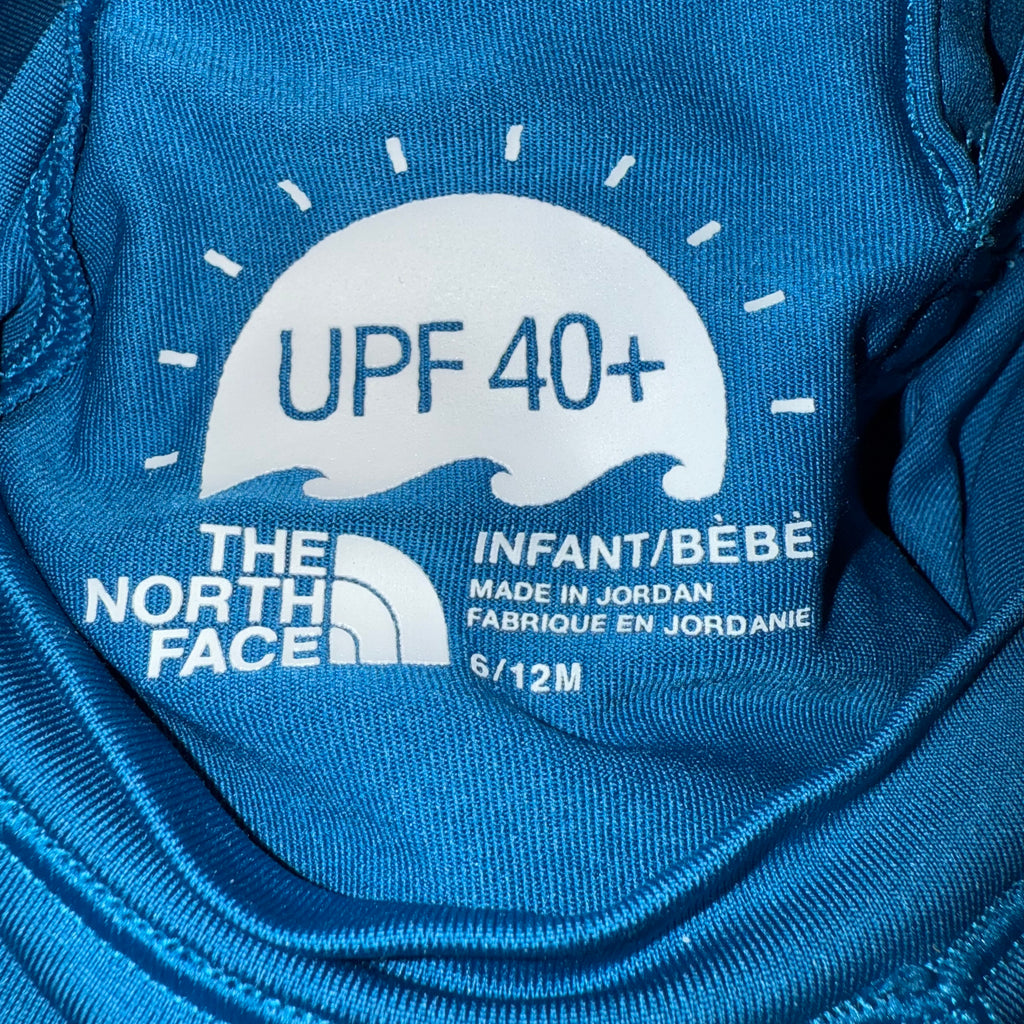 The North Face kids 6-12 month Amphibious one piece sun set infant swim
