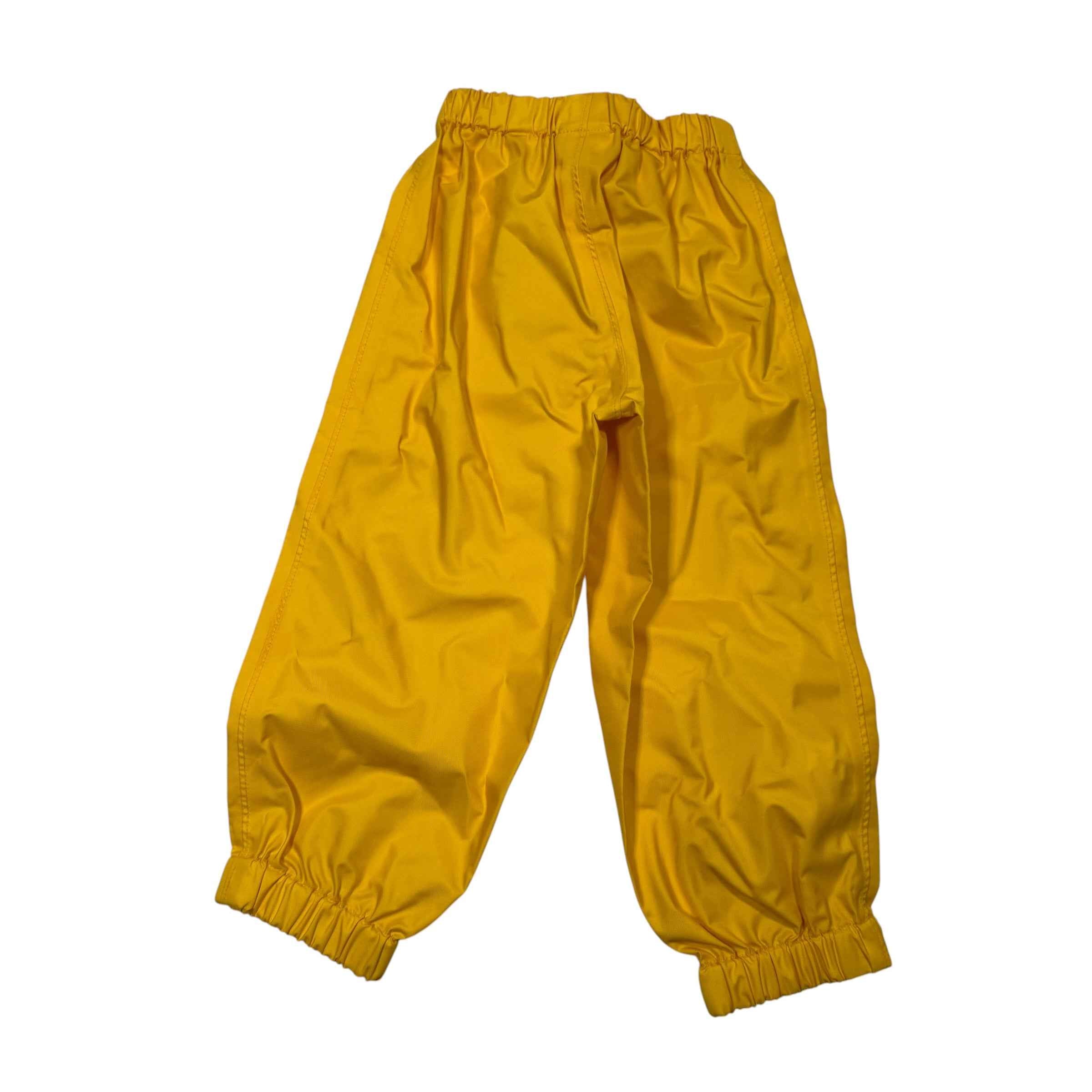 MEC Yellow Rain Pants Size 3 toddler - Ready Kids Canada
