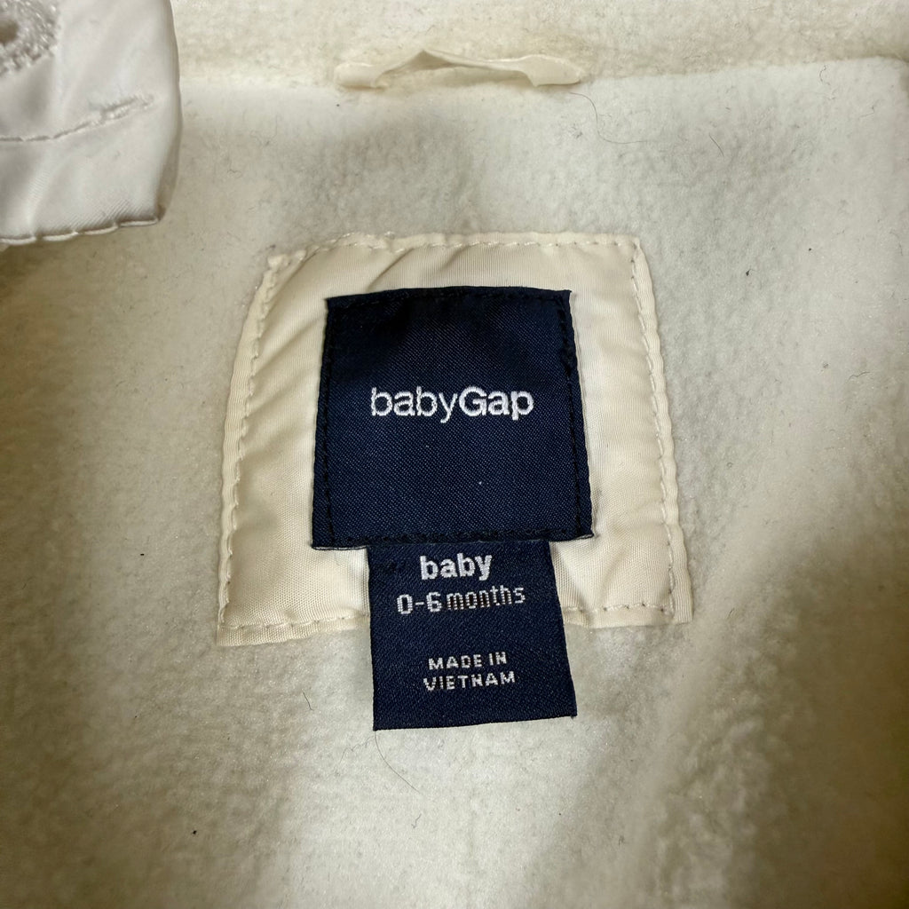 babyGap Puffer Snowsuit - Cream - 0-6 Months - Ready Kids Canada