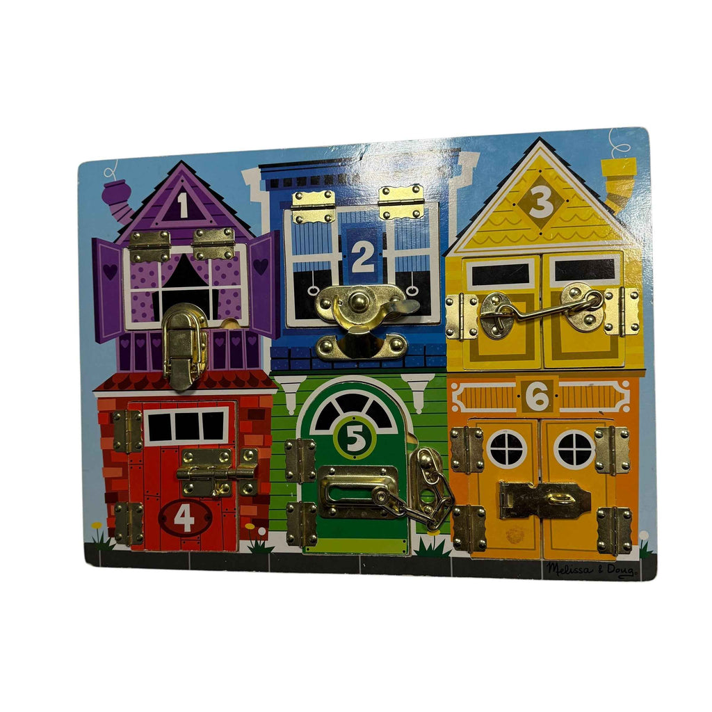 Melissa & Doug Wooden Latch Board Puzzle