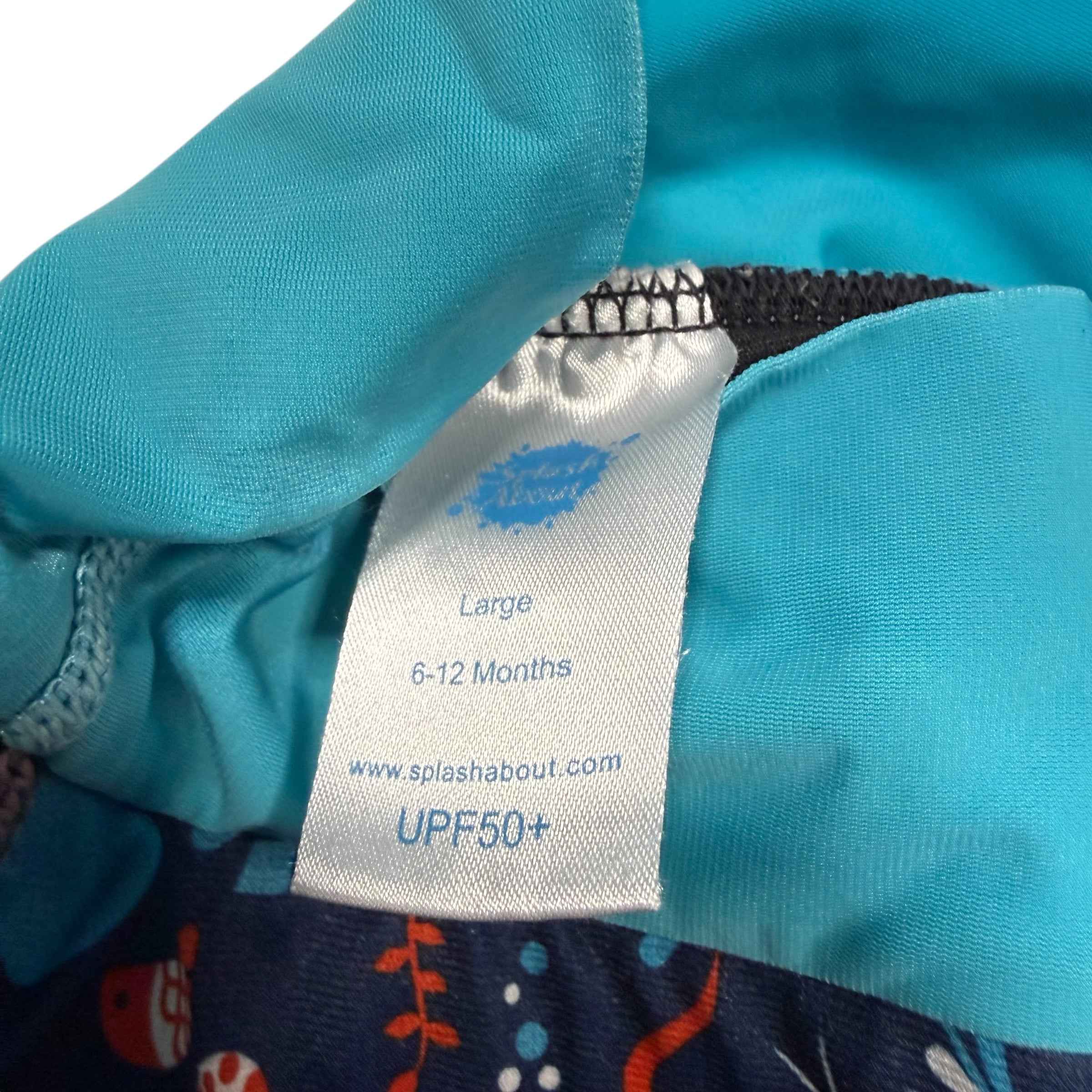 Swim diaper Splash About Happy Nappy Large 6-12 Months Blue - Ready Kids Canada