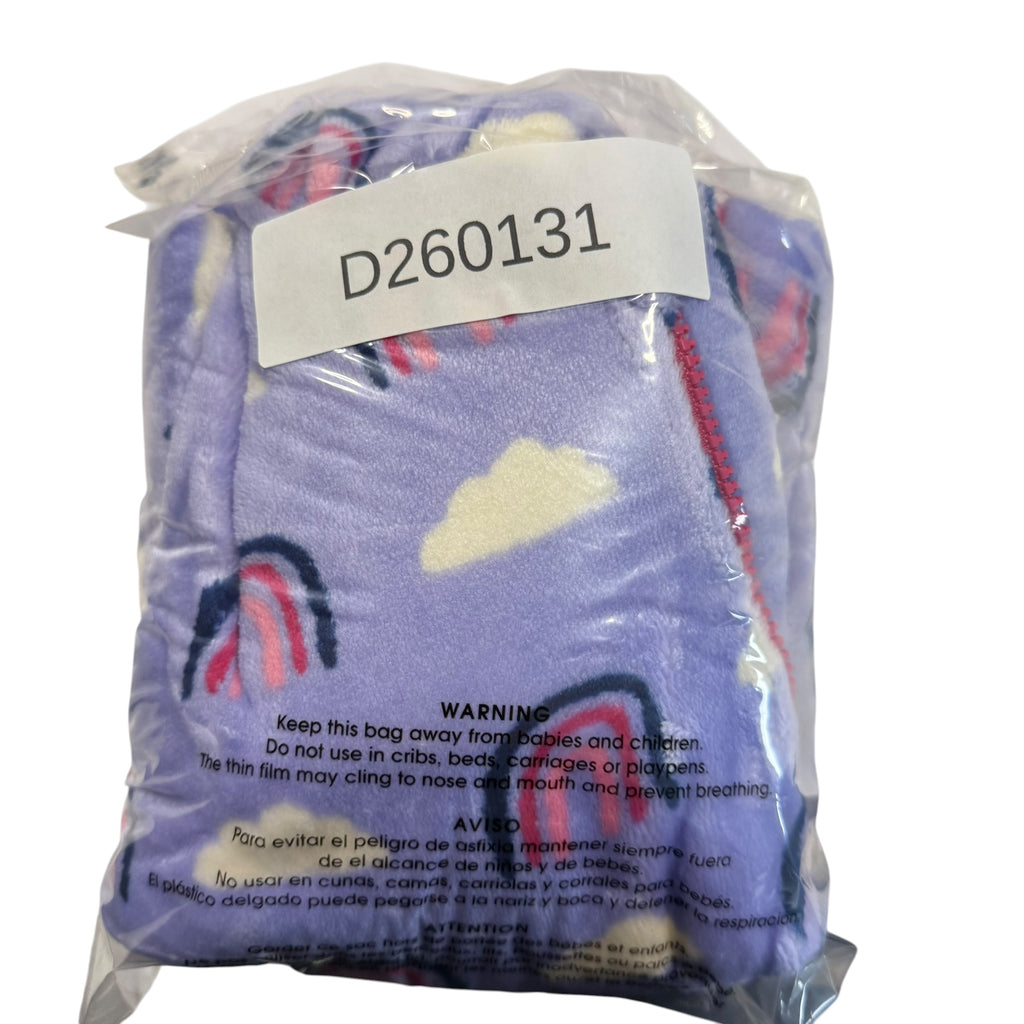 Hatley Rainbow Fleece Bunting - Purple - 6-9 Months - Ready Kids Canada