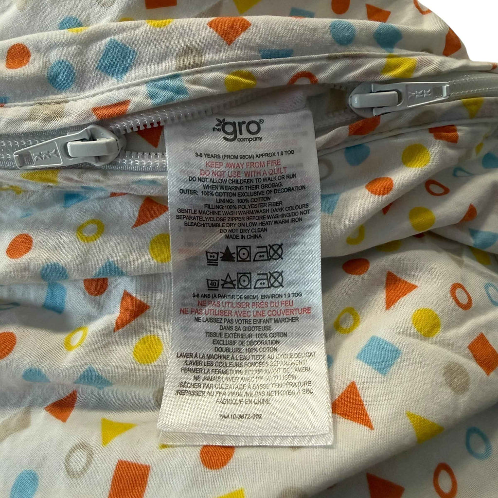 EUC The Gro Company Grobag Baby Sleeping Bag – 3-6 Years – 1.0 TOG - Ready Kids Canada