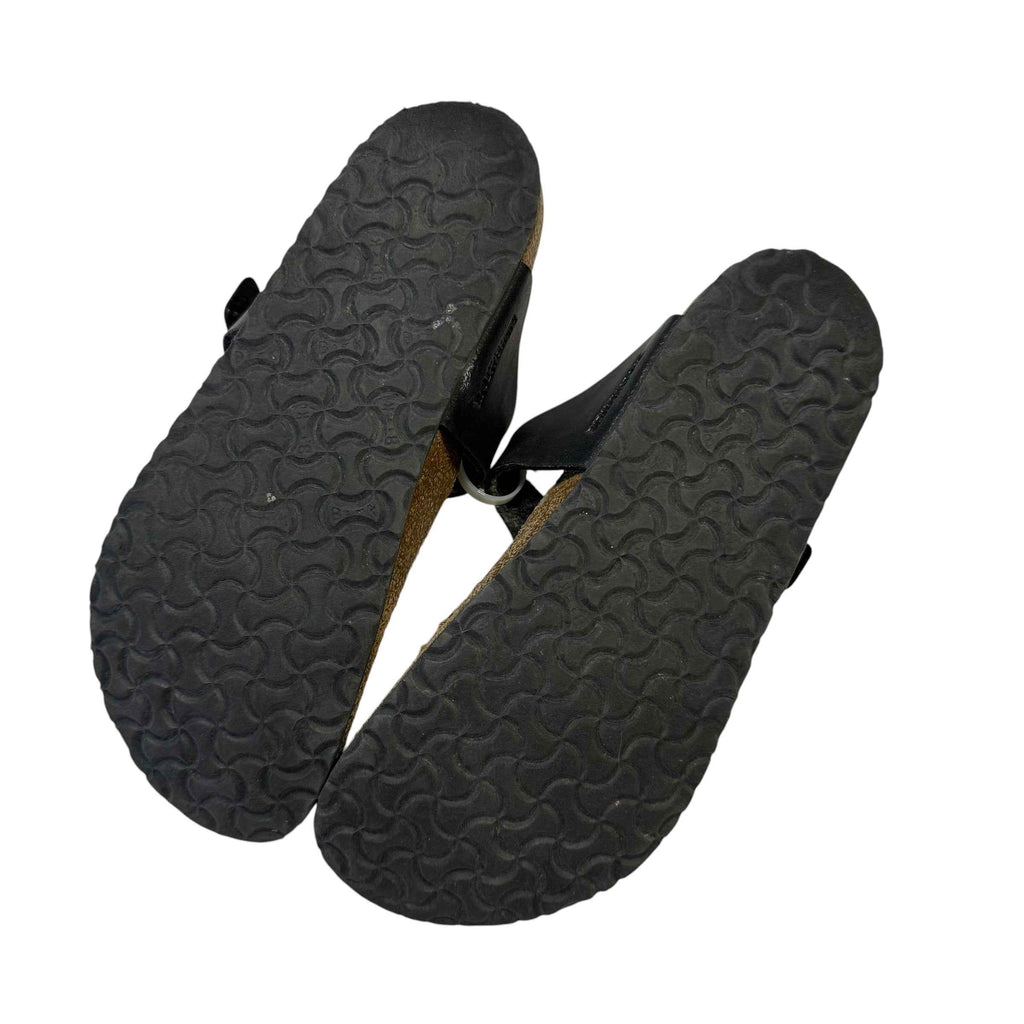 Birkenstock Gizeh Kids Thong Sandals - Solid Black (Size EU 34 / US Big Kid 3) - Ready Kids Canada