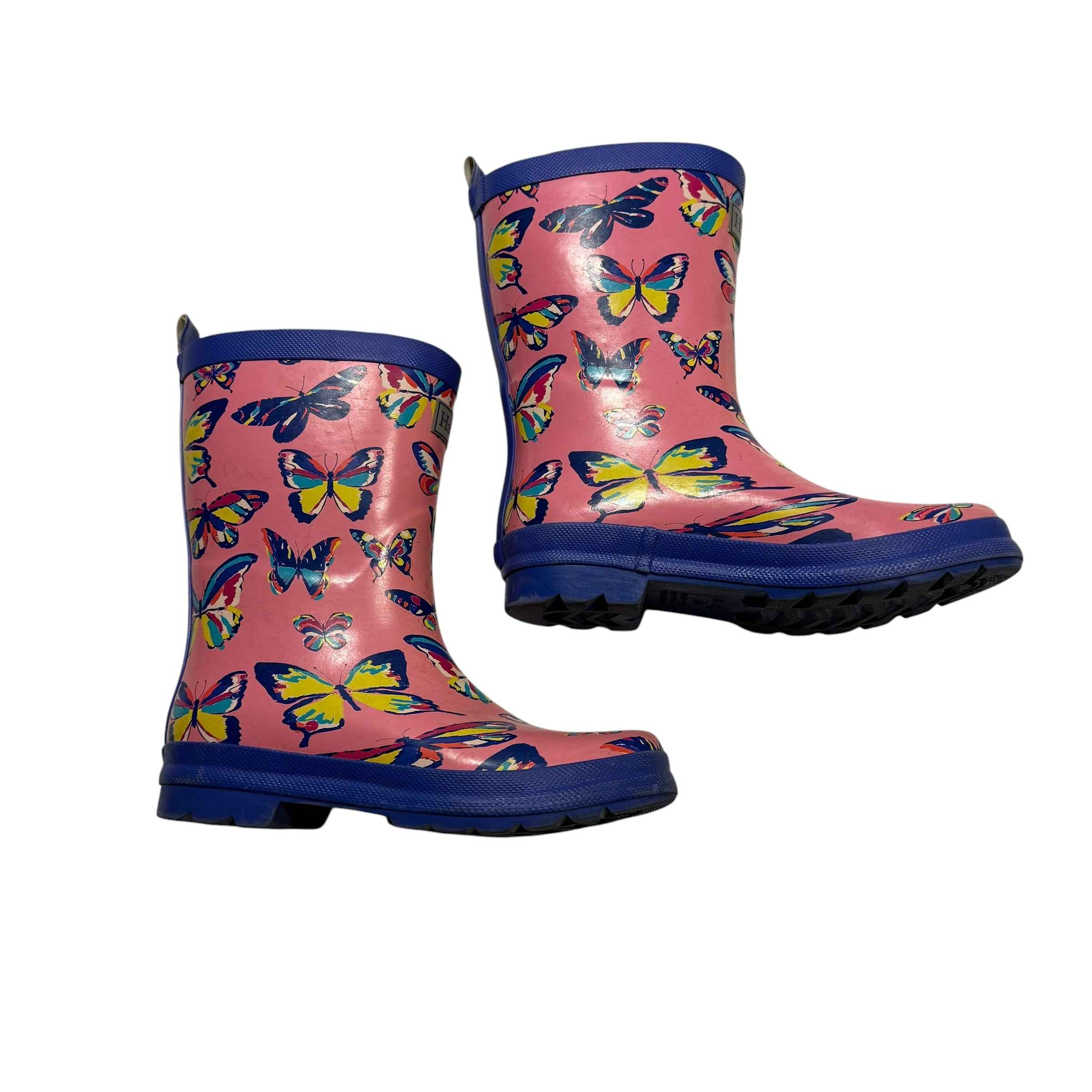 Hatley Girls Butterflies Big Kids Rain Boots Big Kids Size 3 - Ready Kids Canada