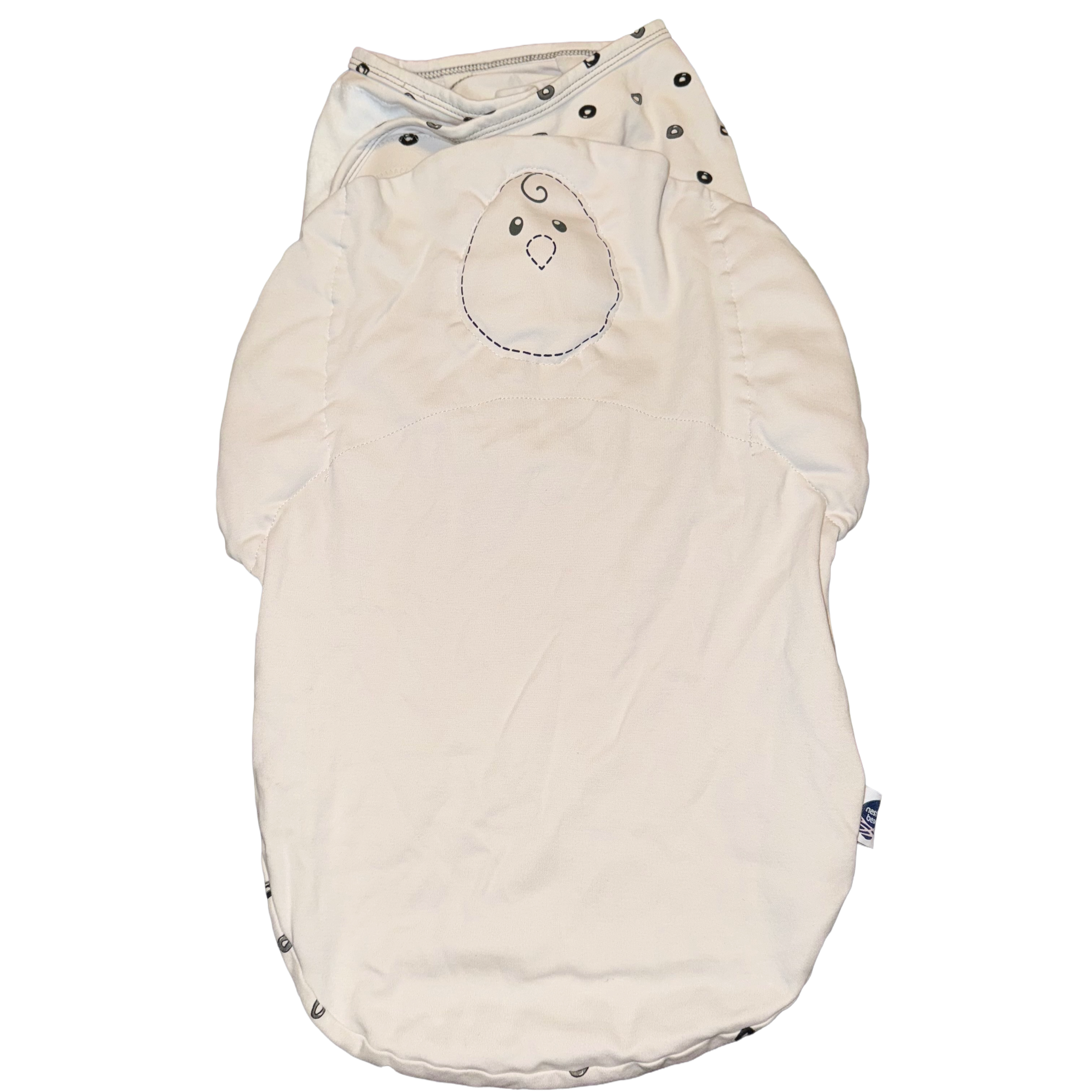 Nested Bean Zen Classic swaddle 0-6 months cotton 1.5 TOG with Cuddle Pad