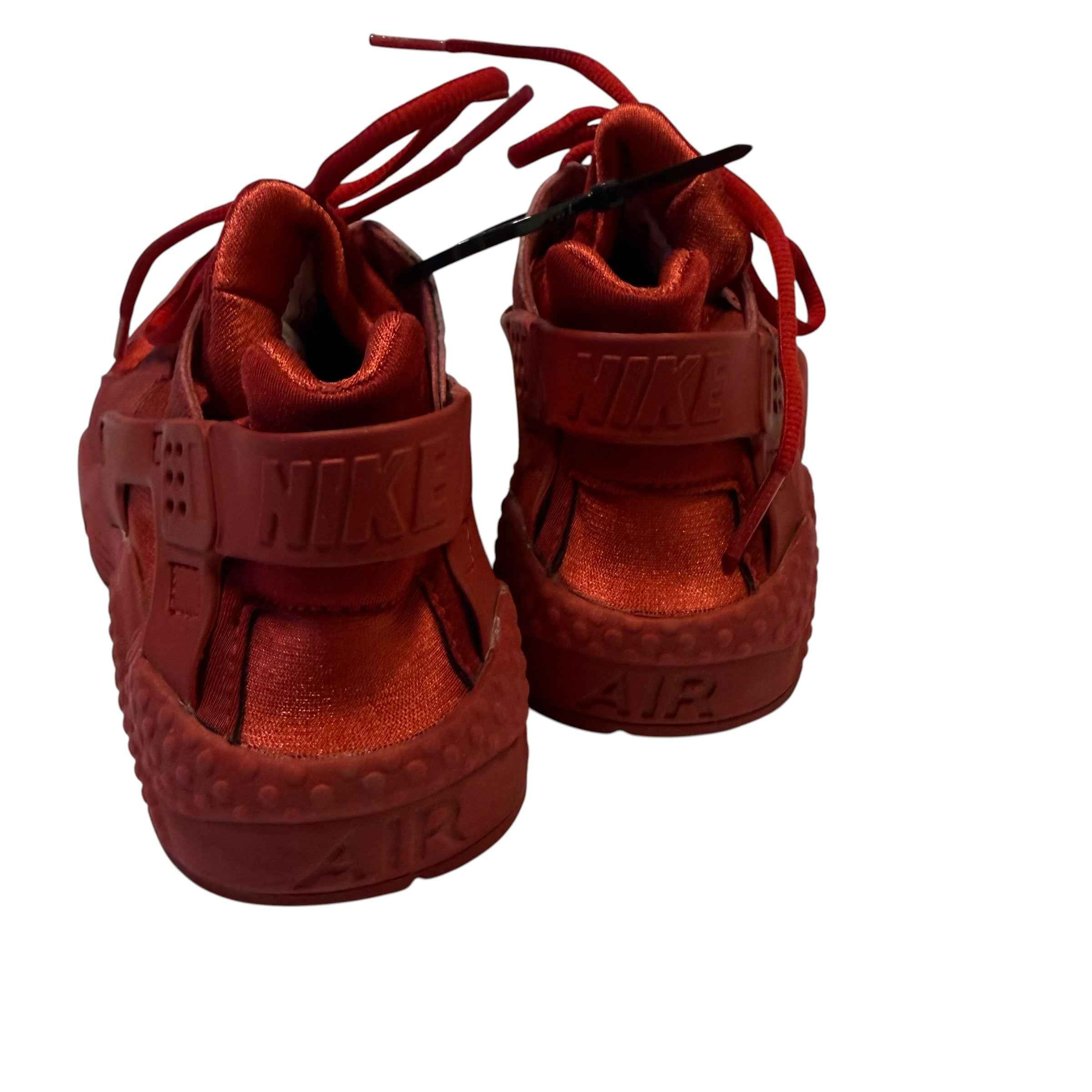 Nike Air Huarache Run "Triple Red" Lifestyle Sneakers - US 6Y Big Kids / Youth (Women's 7.5)