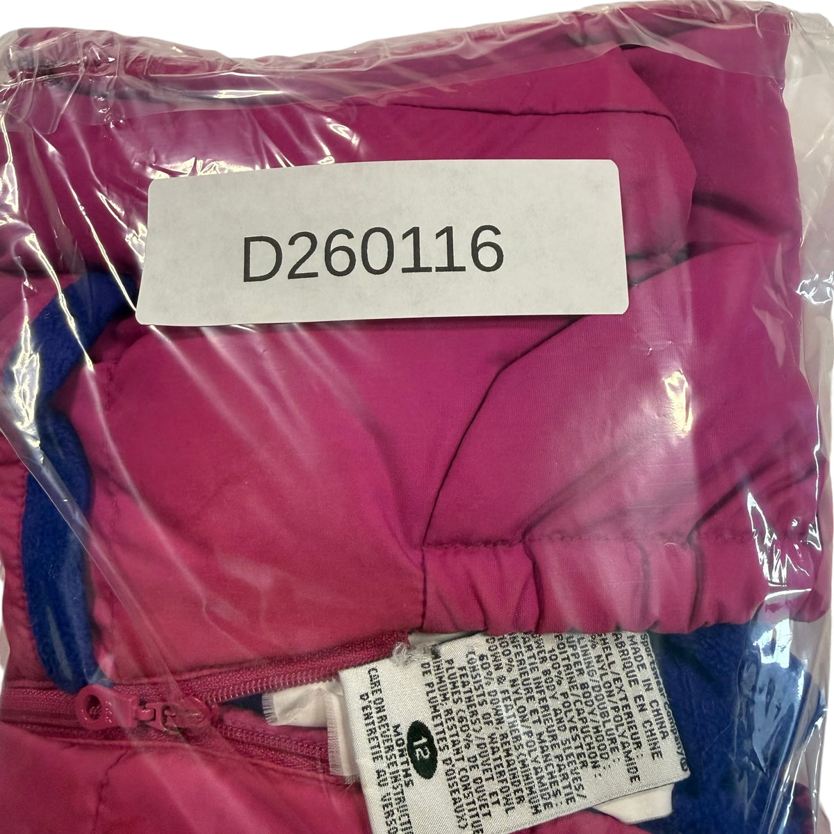 Columbia Infant Snuggly Bunny Down Bunting Snowsuit Size 12 Months Pink - Ready Kids Canada