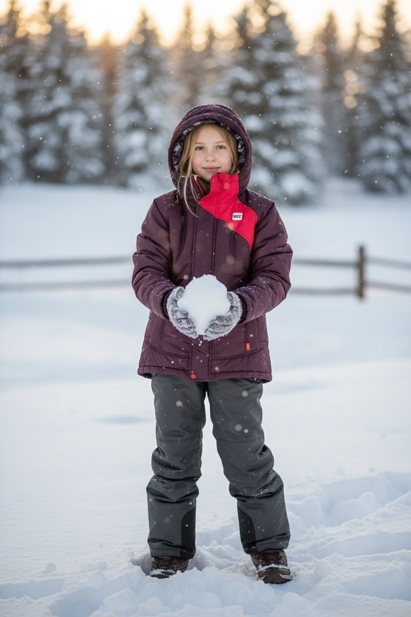 MEC Parka Youth Size 10 Purple Pink