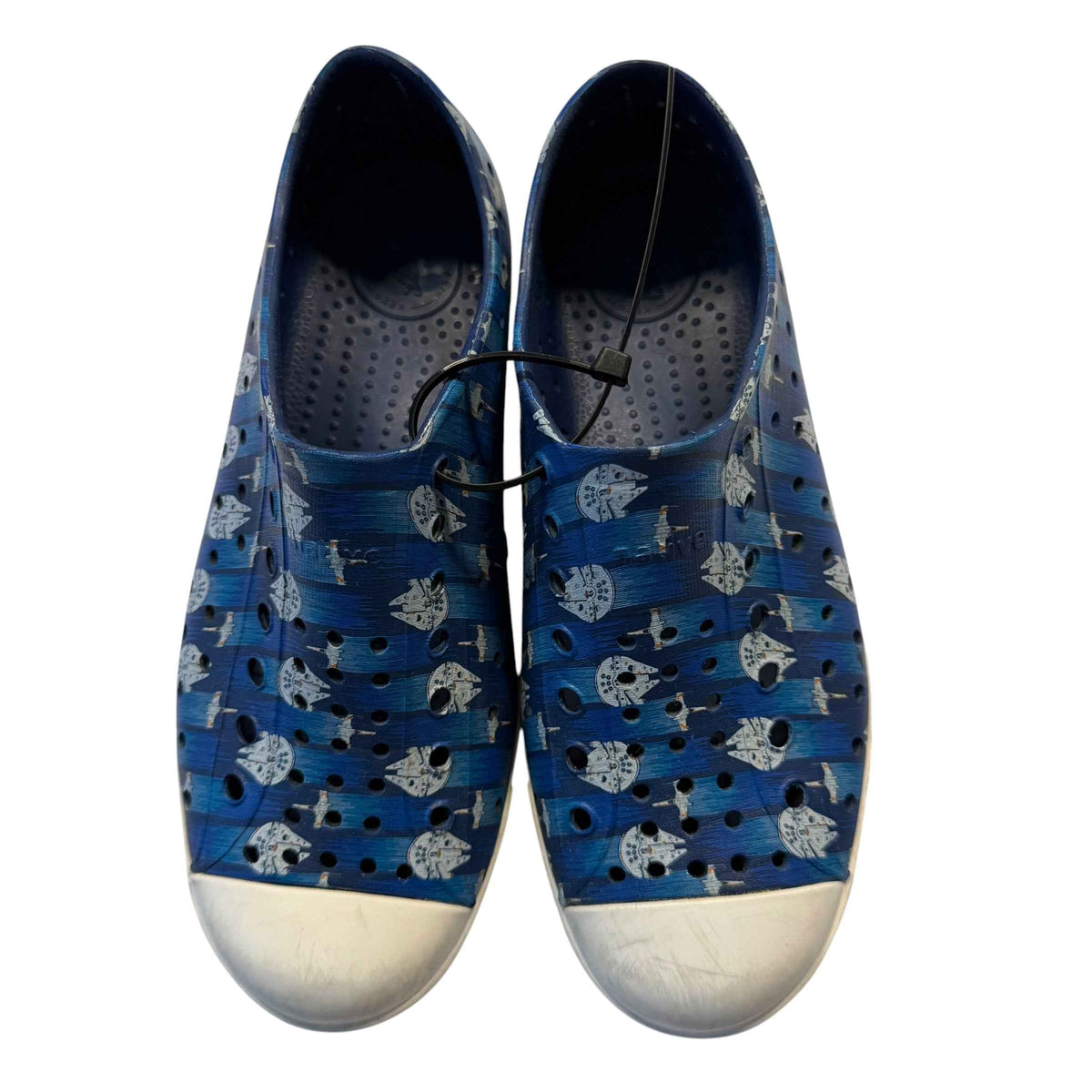 Native Shoes Jefferson – Star Wars Millennium Falcon (Regatta Blue) Big Kid Size 3 - Ready Kids Canada