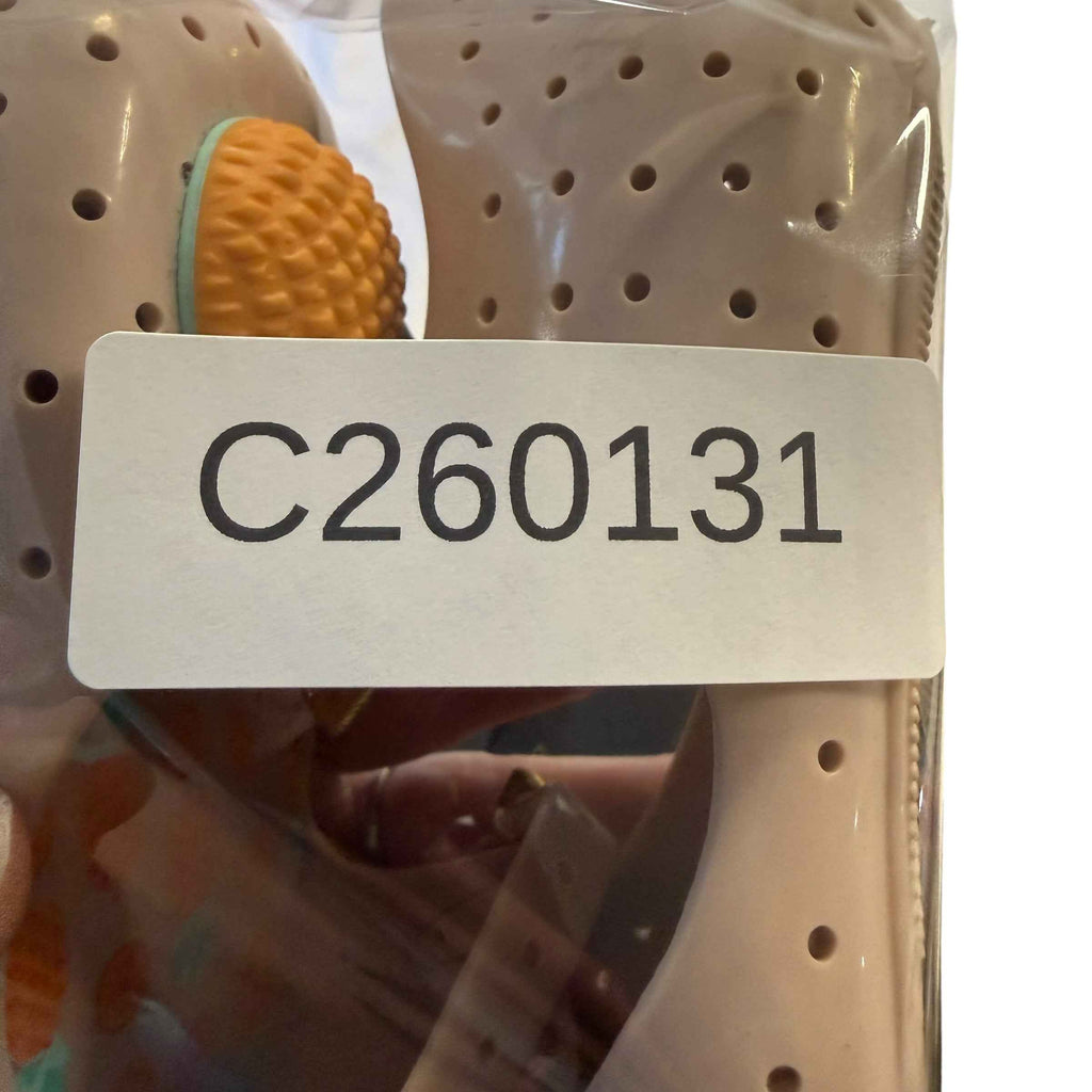Mini Melissa Furadinha Pineapple Jelly Mary Jane Shoes - Kids Size 10