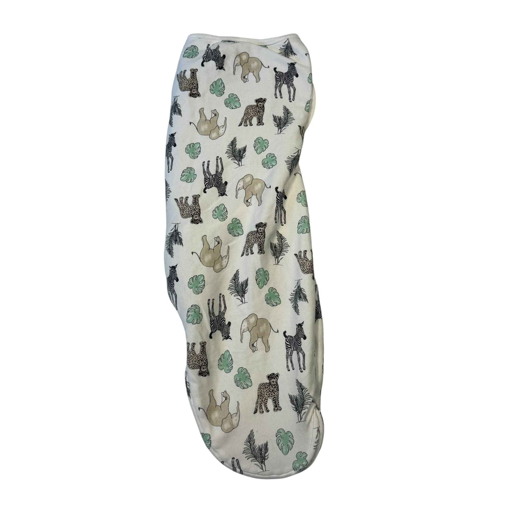 aden + anais essentials Easy Swaddle Wrap, Jungle Safari Animals, Size Medium (4–6 Months) - Ready Kids Canada