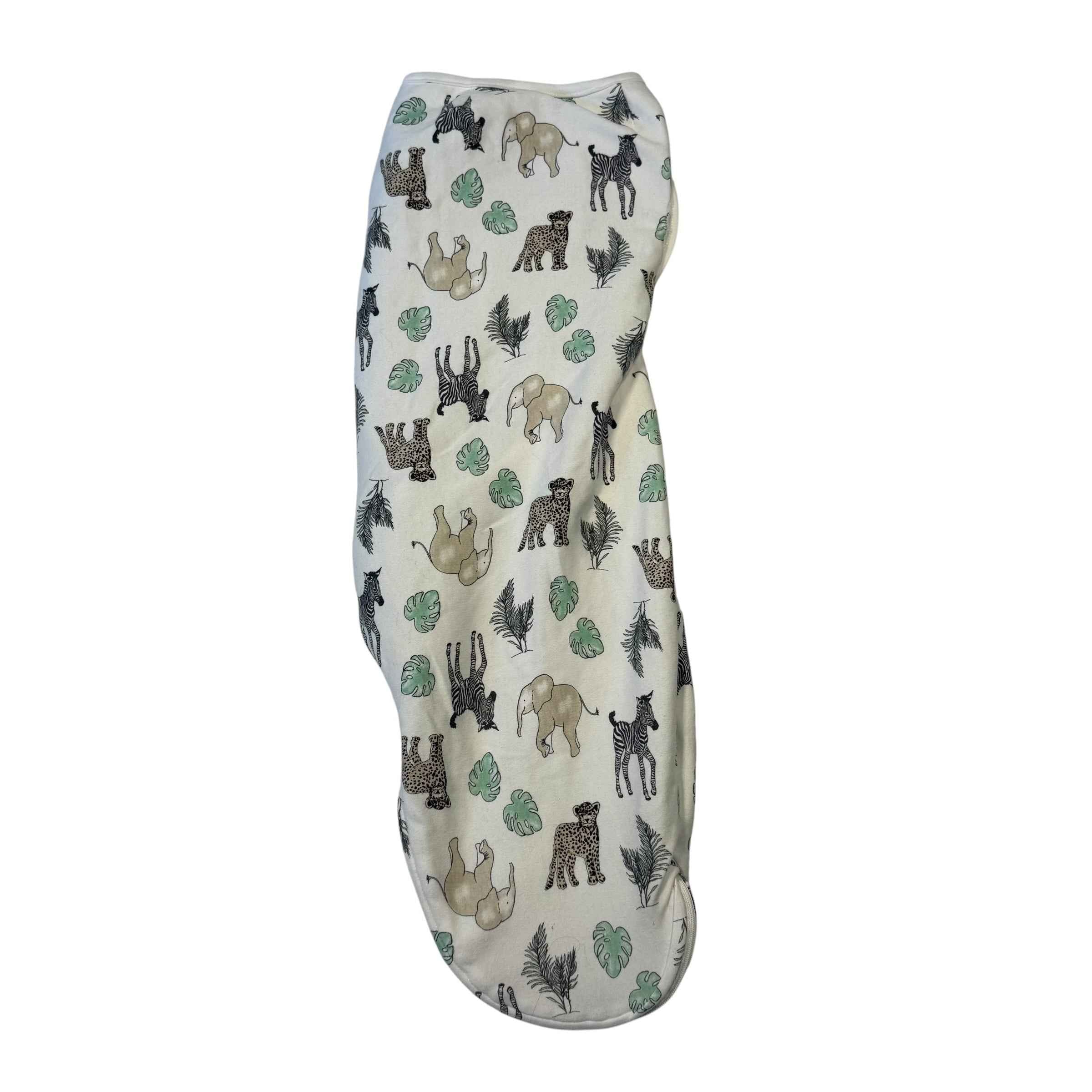 aden + anais essentials Easy Swaddle Wrap, Jungle Safari Animals, Size Medium (4–6 Months) - Ready Kids Canada