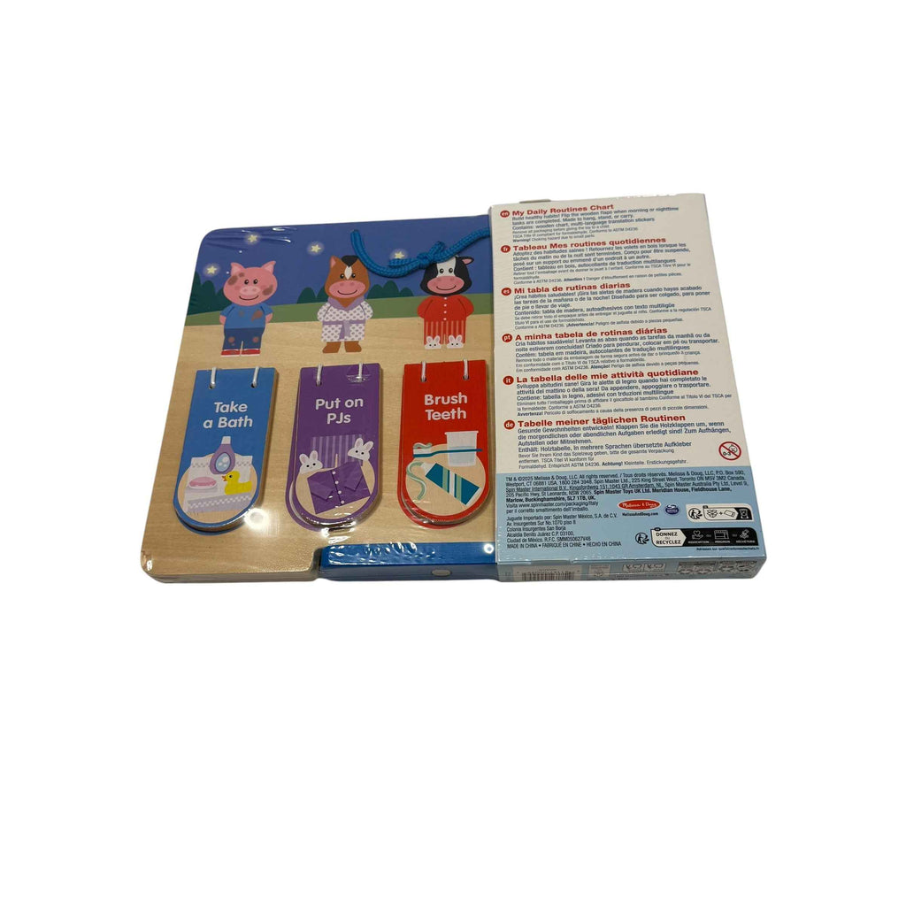 Melissa Doug My Daily Routine Chart Wooden Resource New BNWT - Ready Kids Canada