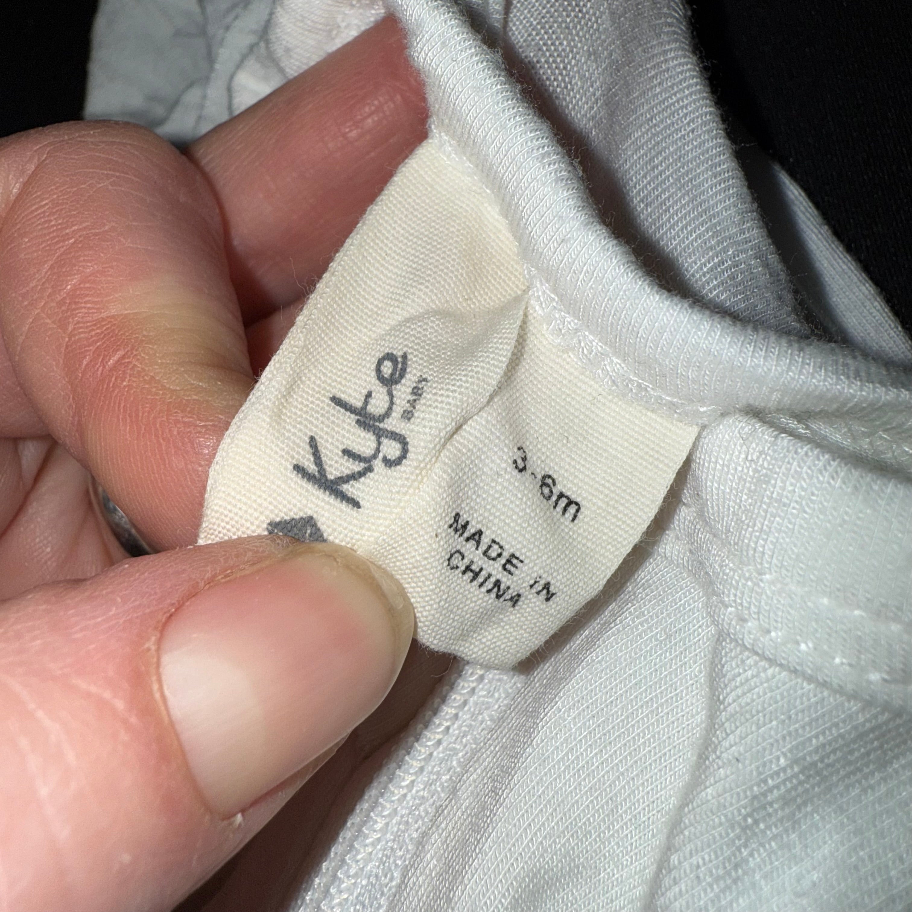 Kyte baby zippered footie sleeper 3-6 months bamboo rayon with dual zipper