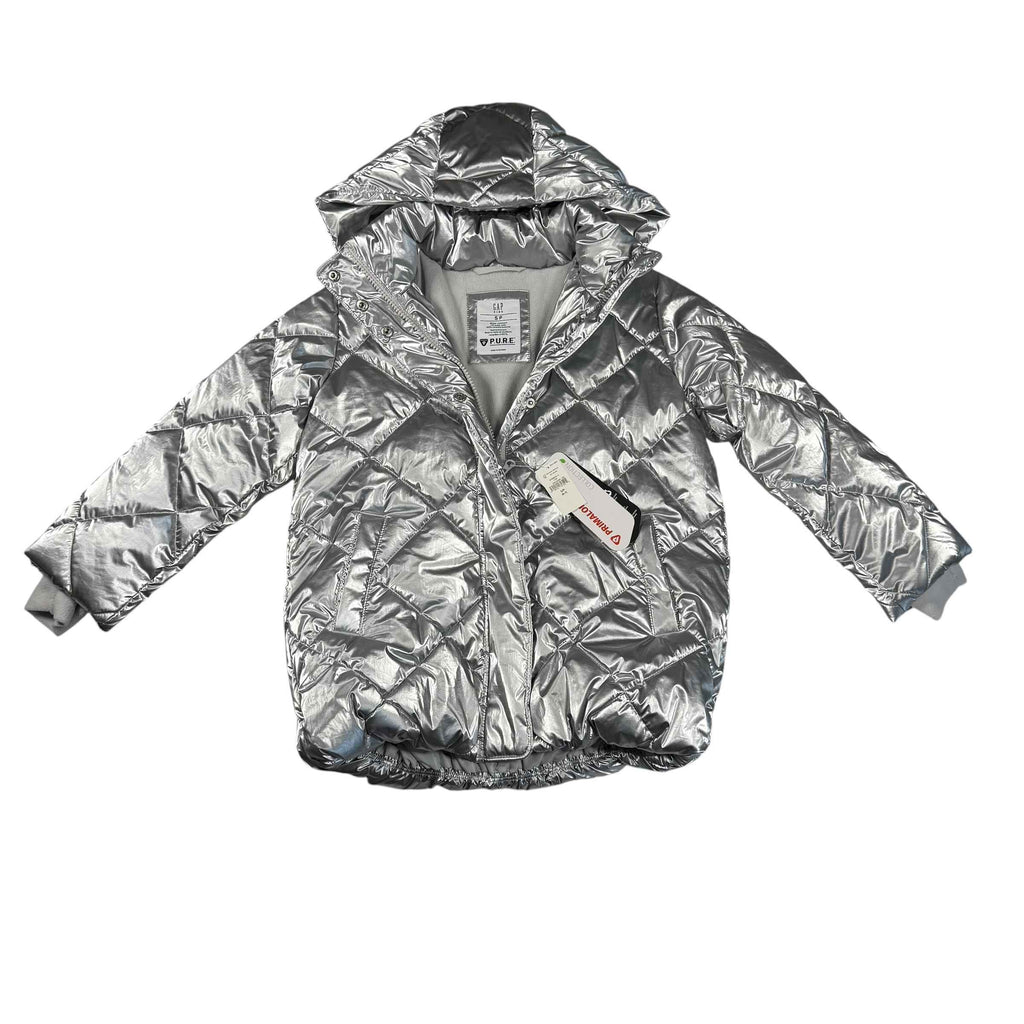 Gap Kids Recycled Lightweight PrimaLoft® P.U.R.E.™ Quilted Puffer Jacket Size S (6-7)