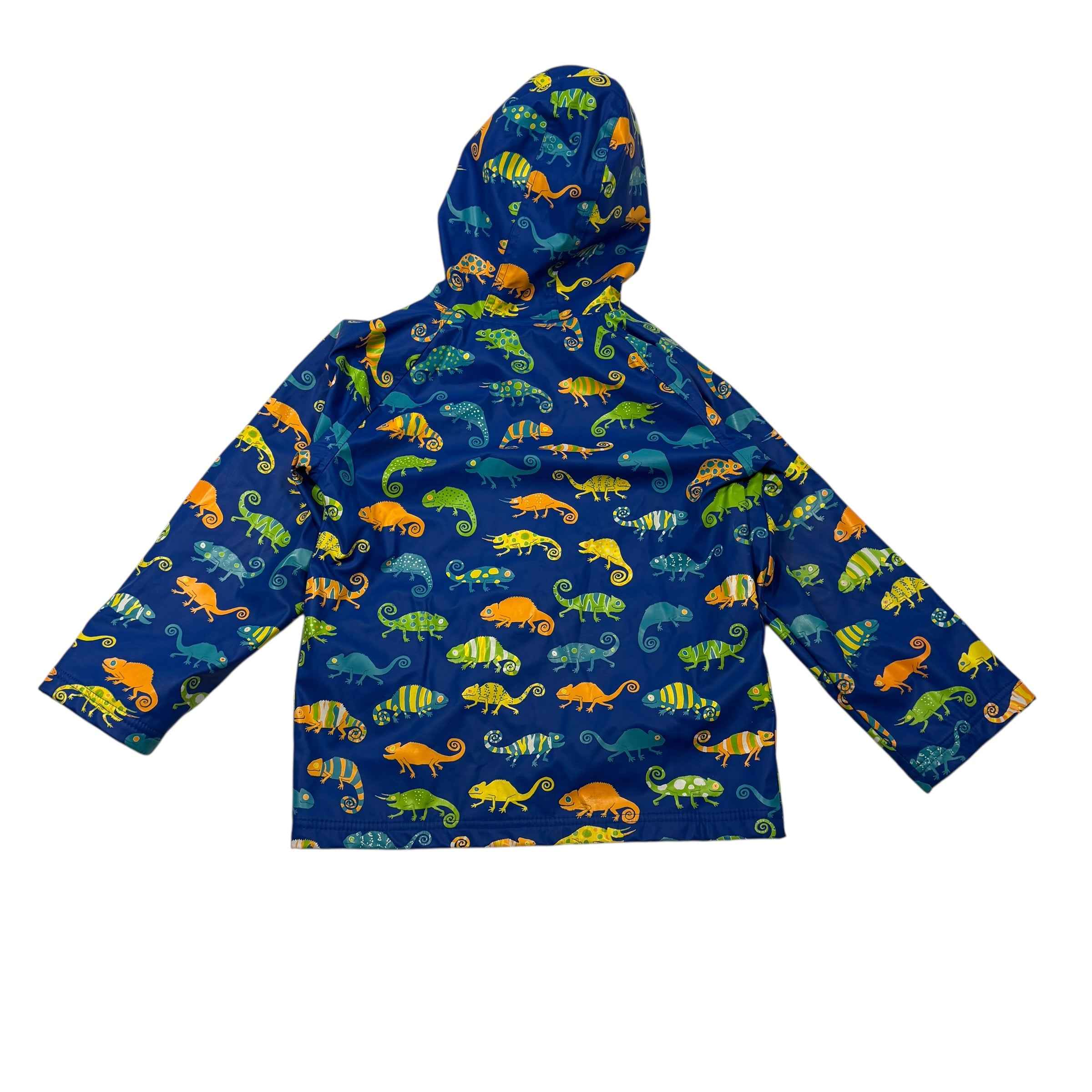 Hatley 8 Rain Jacket Chameleons Blue Orange