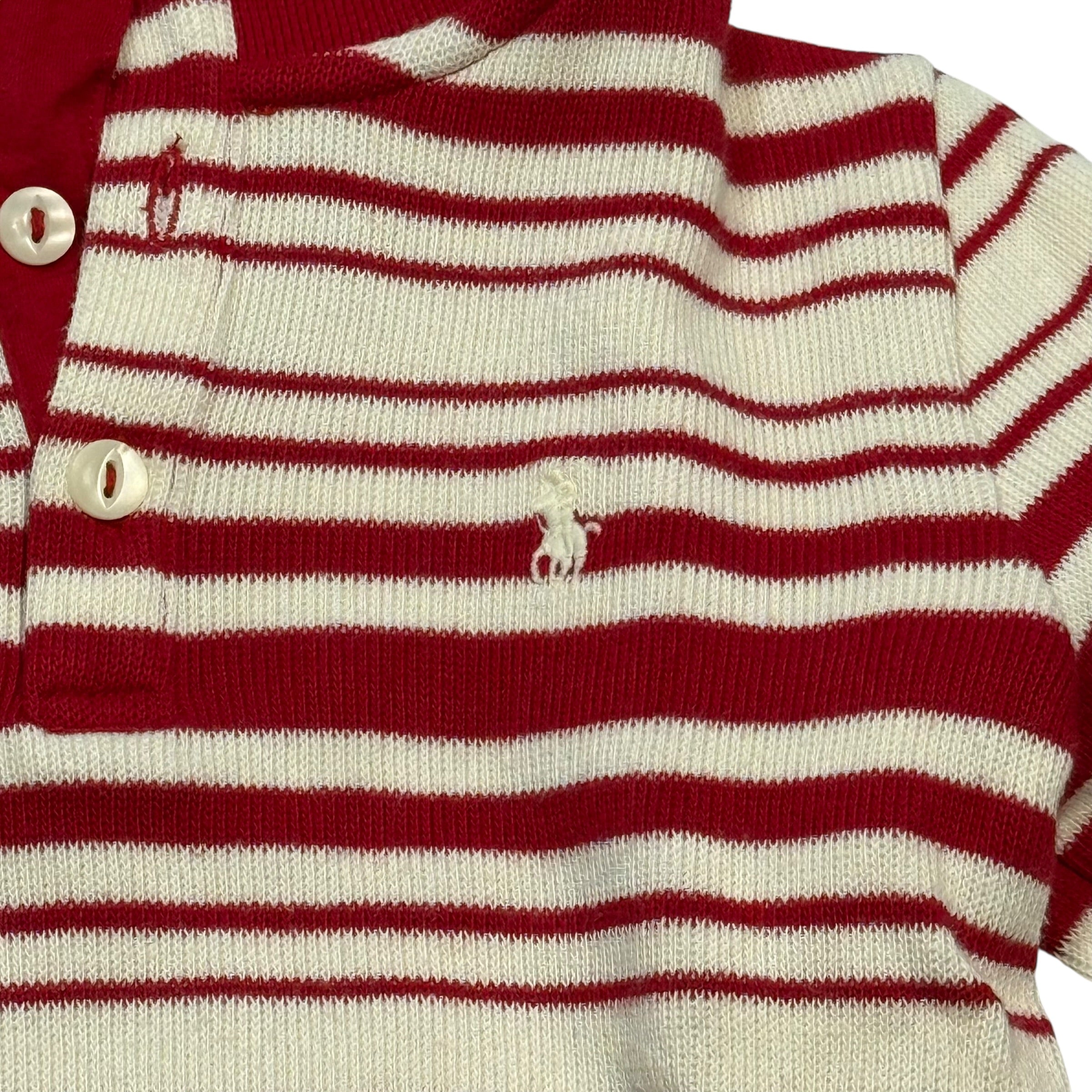Ralph Lauren 24-month sweater, red and white striped