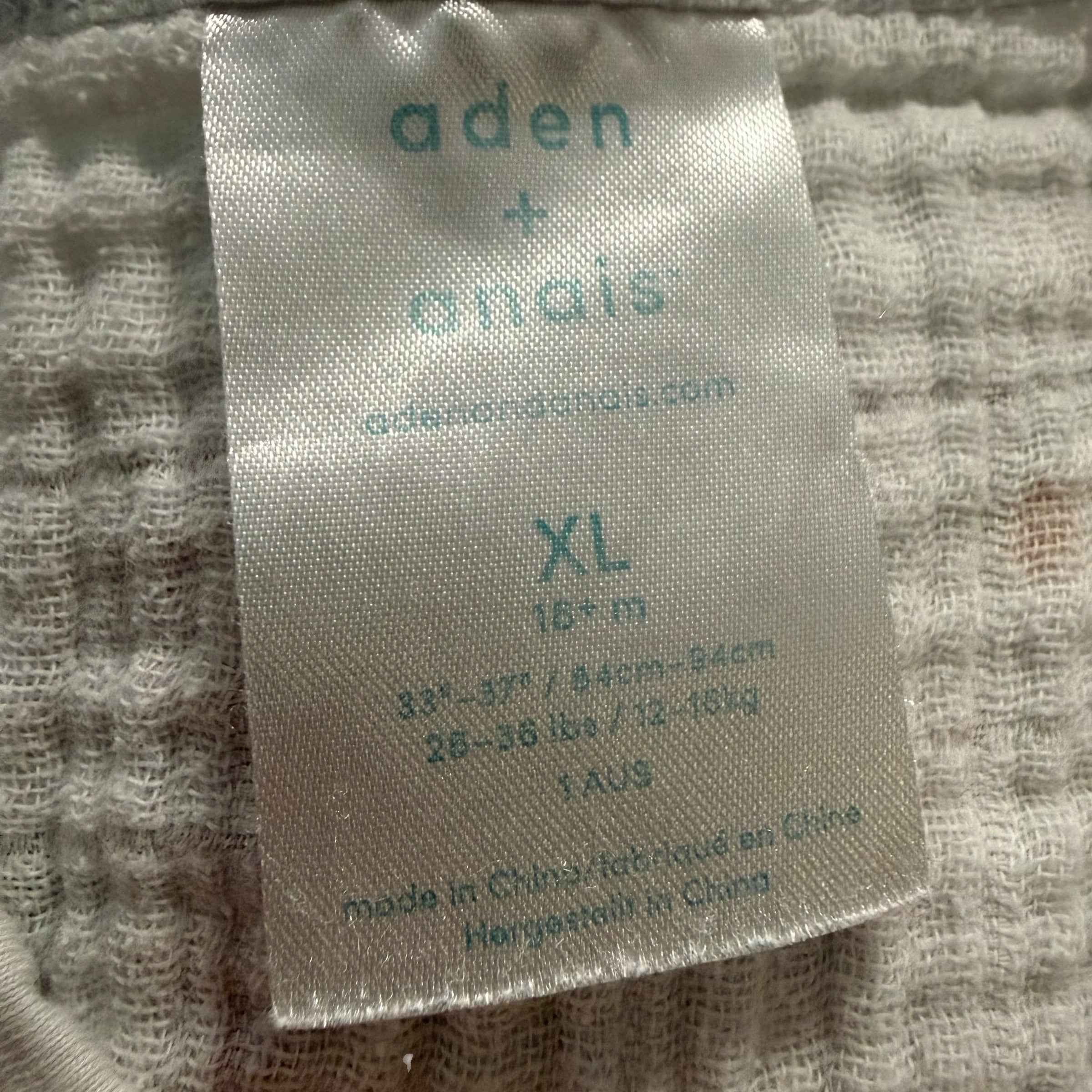 Aden & Anais Cotton Muslin Floral Baby Sleep Bag Sack XL 18 Month + 26-36 lbs - Ready Kids Canada