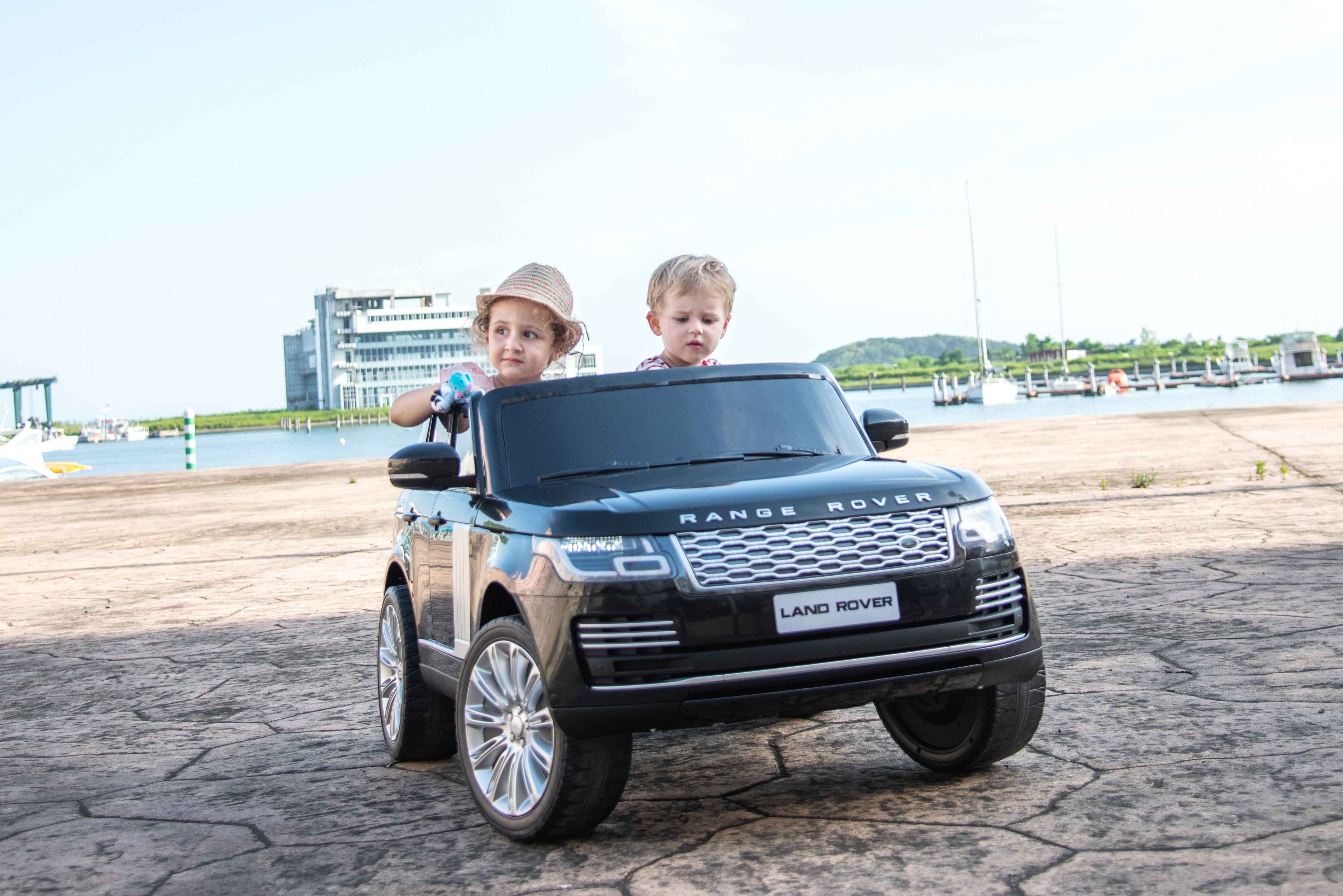2026 Range Rover HSE 2 Seater 24V Kids Ride On Car With Remote Control DELUXE MODEL WITH LEATHER SEATS AND RUBBER TIRES