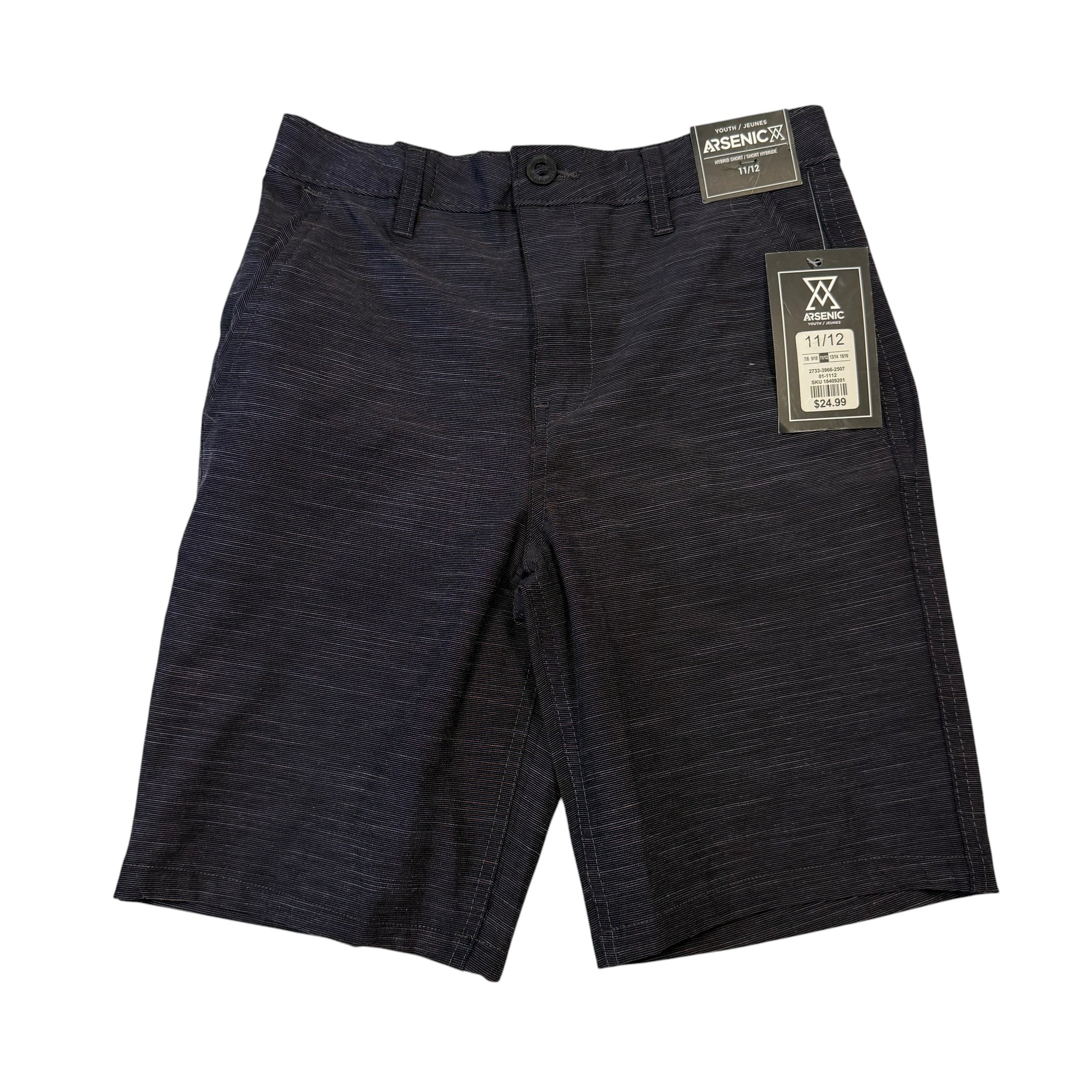 NWT Arsenic Youth Hybrid Swim Board Shorts Trunks – Dark Grey – Size M/M (11/12) - Ready Kids Canada