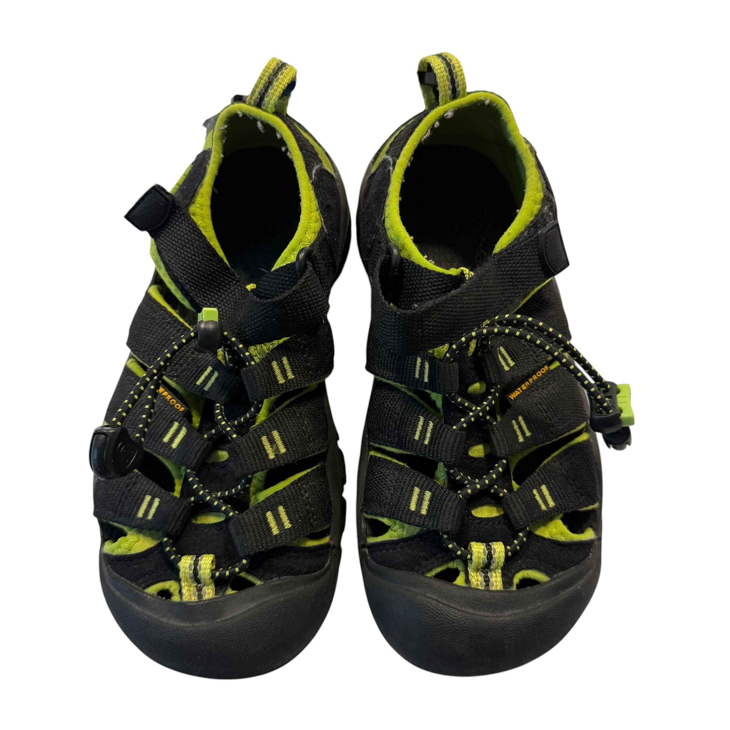 Keen Newport H2 Kids Sandals – Black/Green (Size 1 Big Kid) - Ready Kids Canada
