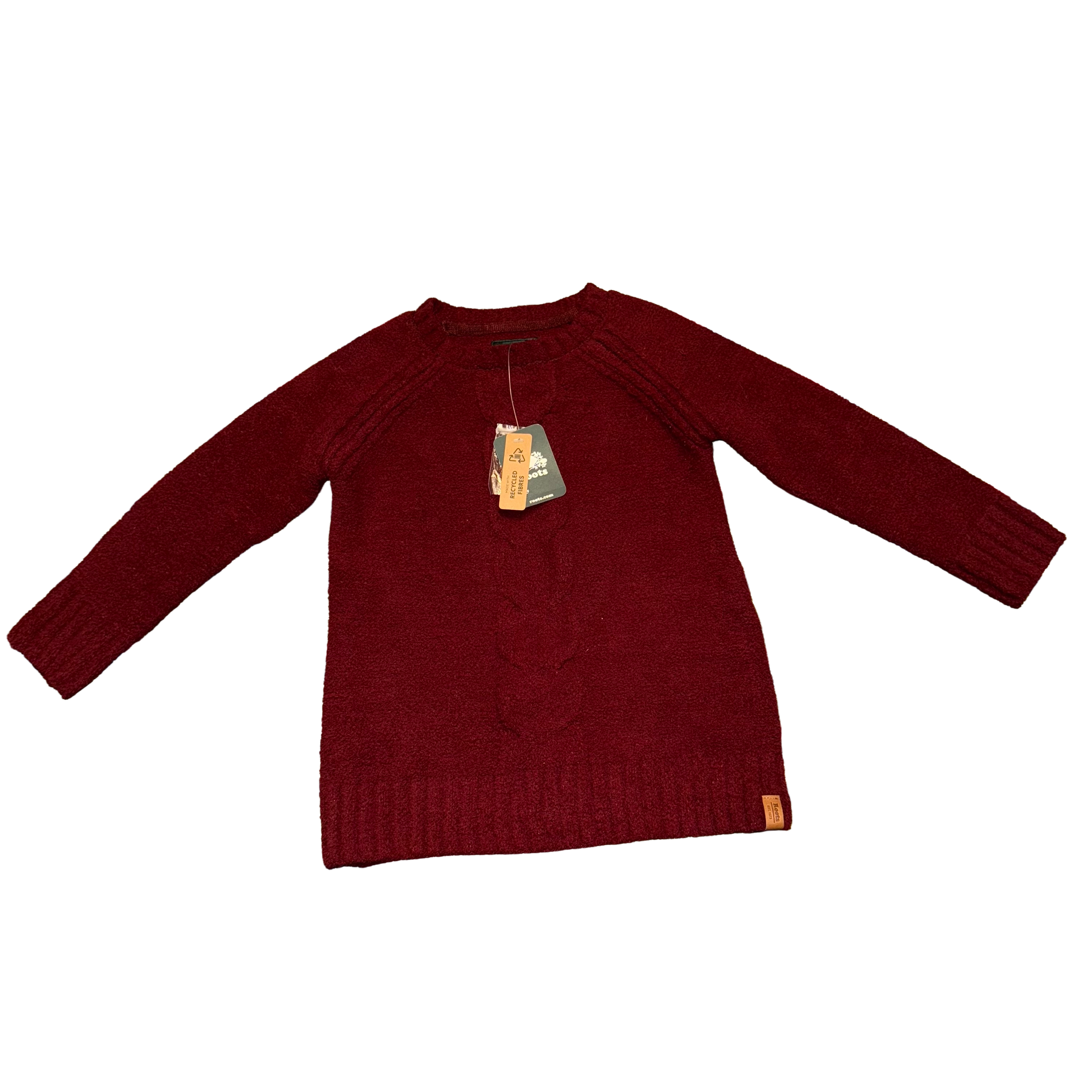 Roots 4T Mulberry Dawson cable tunic NEW BNWT sweater brand new