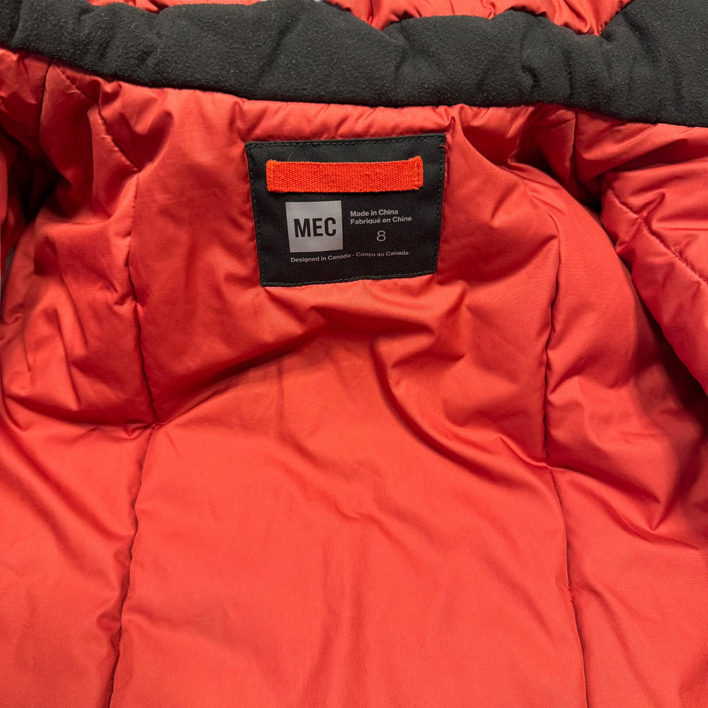 MEC Youth Size 8 Parka Ski Jacket  With Snow Gaiter