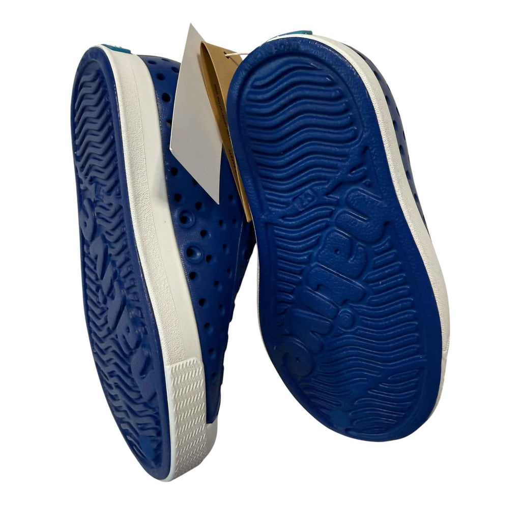 NIB Native Shoes Kids Jefferson Slip-On Sneakers – Blue – Size Child 7 (C7) - Ready Kids Canada