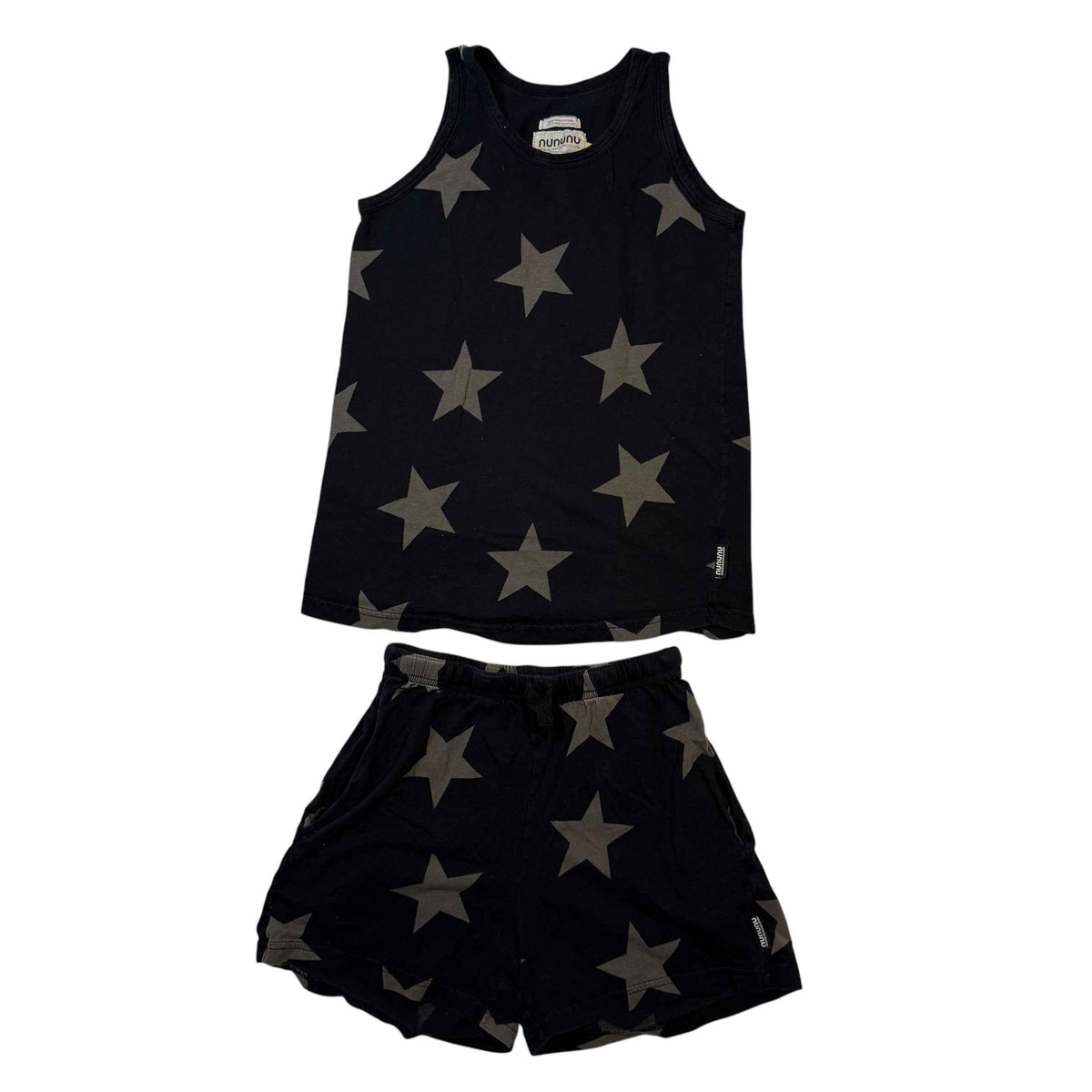 Nununu Black Star Loungewear Set Size 10-11 Girls Set - Ready Kids Canada