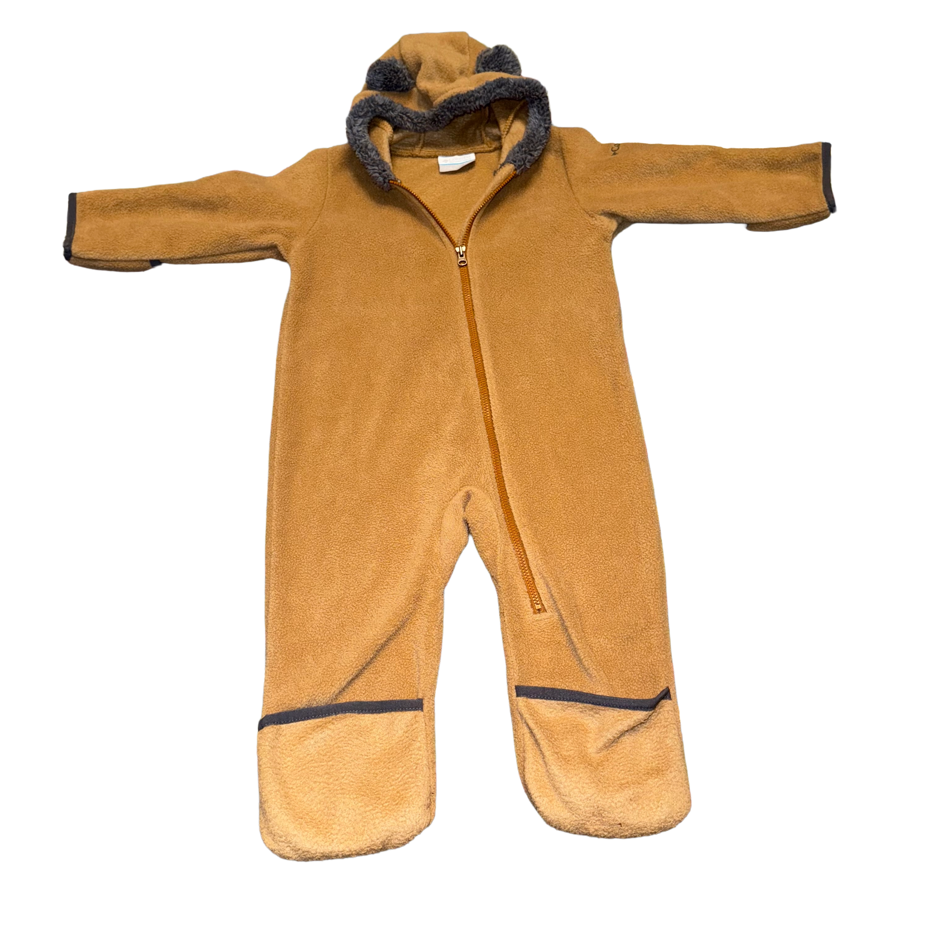 Columbia 12-18 month fleece suit baby bunting one-piece