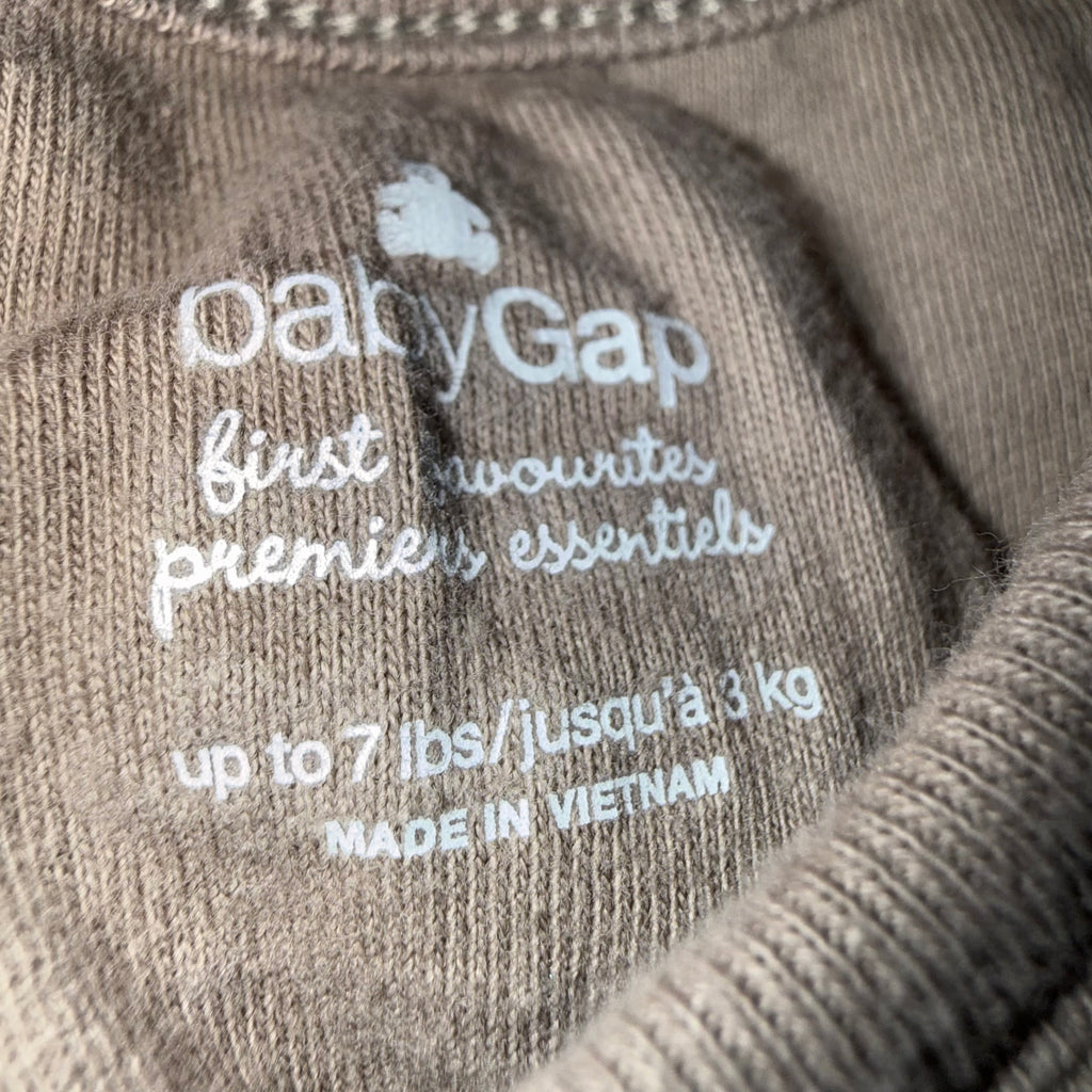 Baby GAP first favourites thick playsuit up to 7lbs 0-3 months