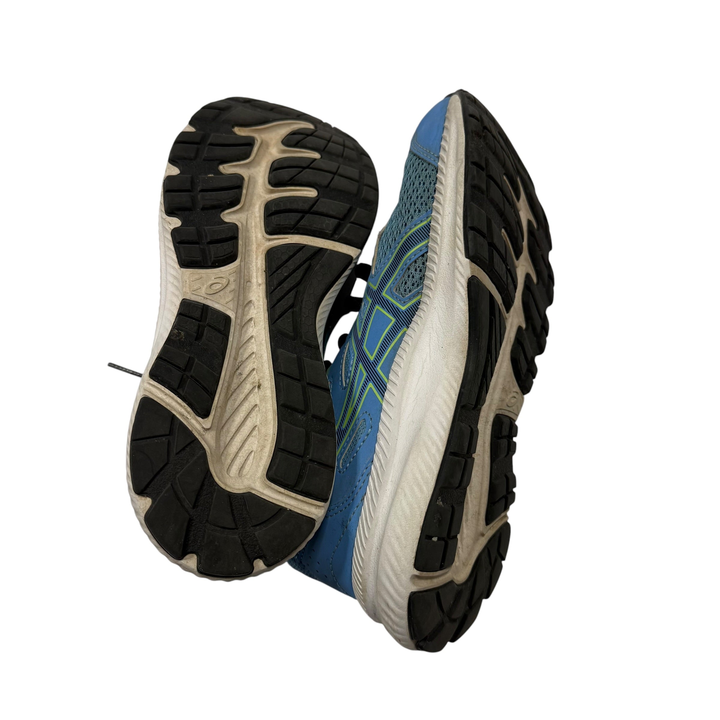 ASICS GEL-Contend 8 Blue Running Shoes US 3.5 - Ready Kids Canada