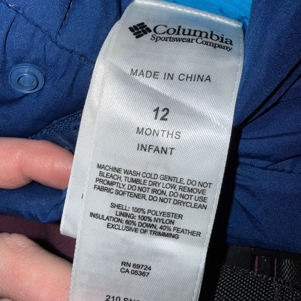 Columbia 12 month snowsuit - Ready Kids Canada