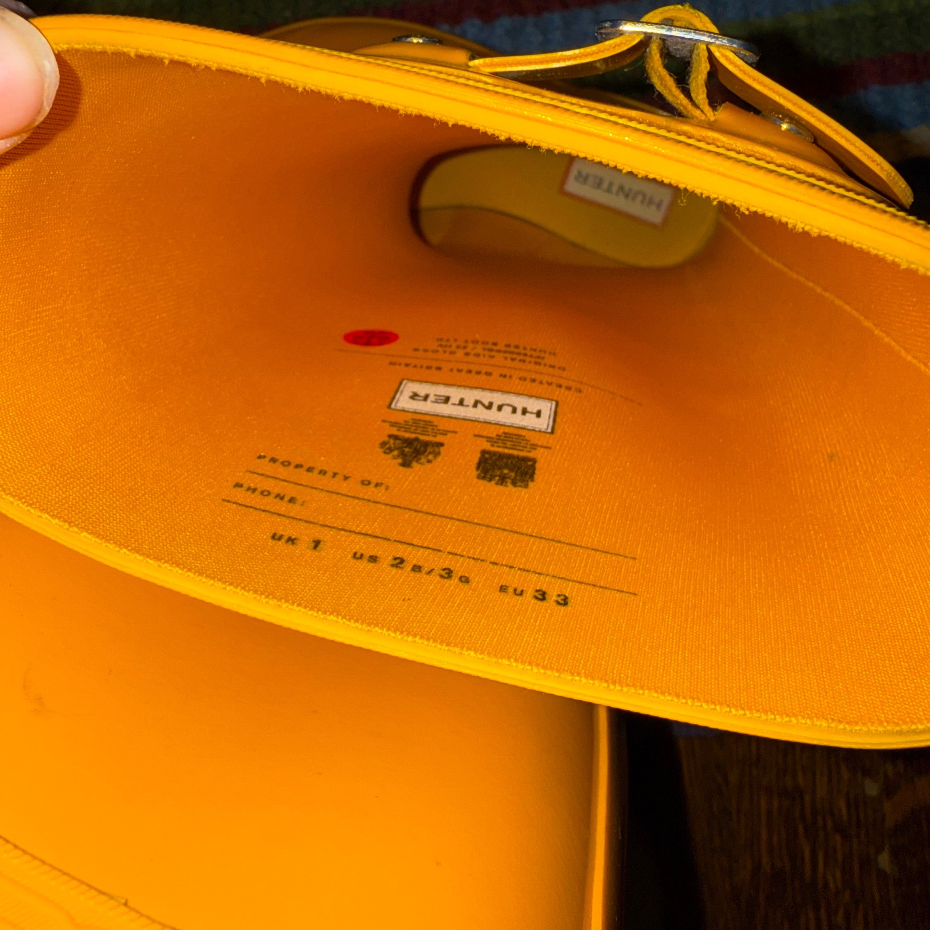 Hunter Original tall kids size 2 boys, 3 girls rain boots