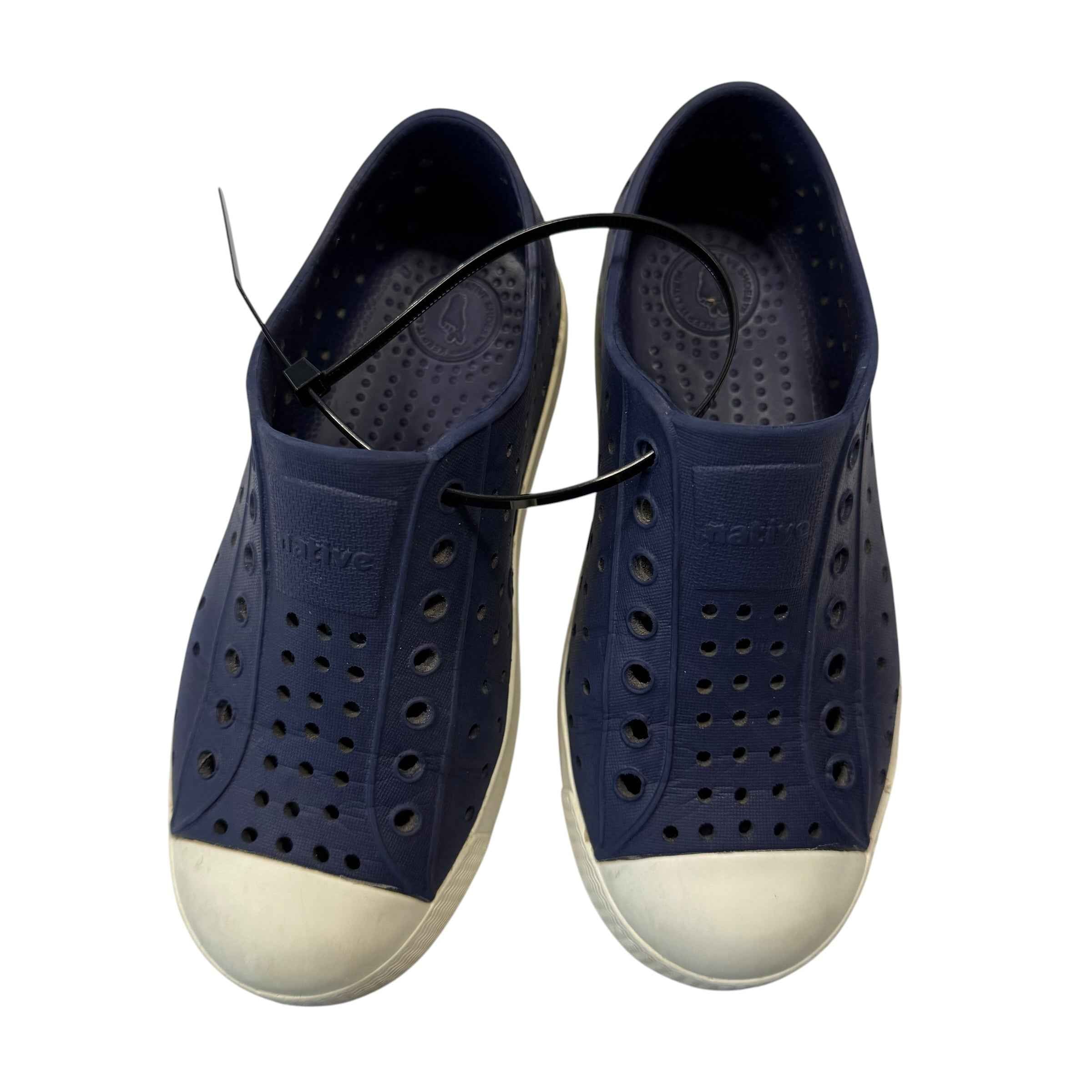 Native Shoes Kids Jefferson Waterproof Slip-On Sneakers - Navy Blue - Size C12 Little Kid - Ready Kids Canada